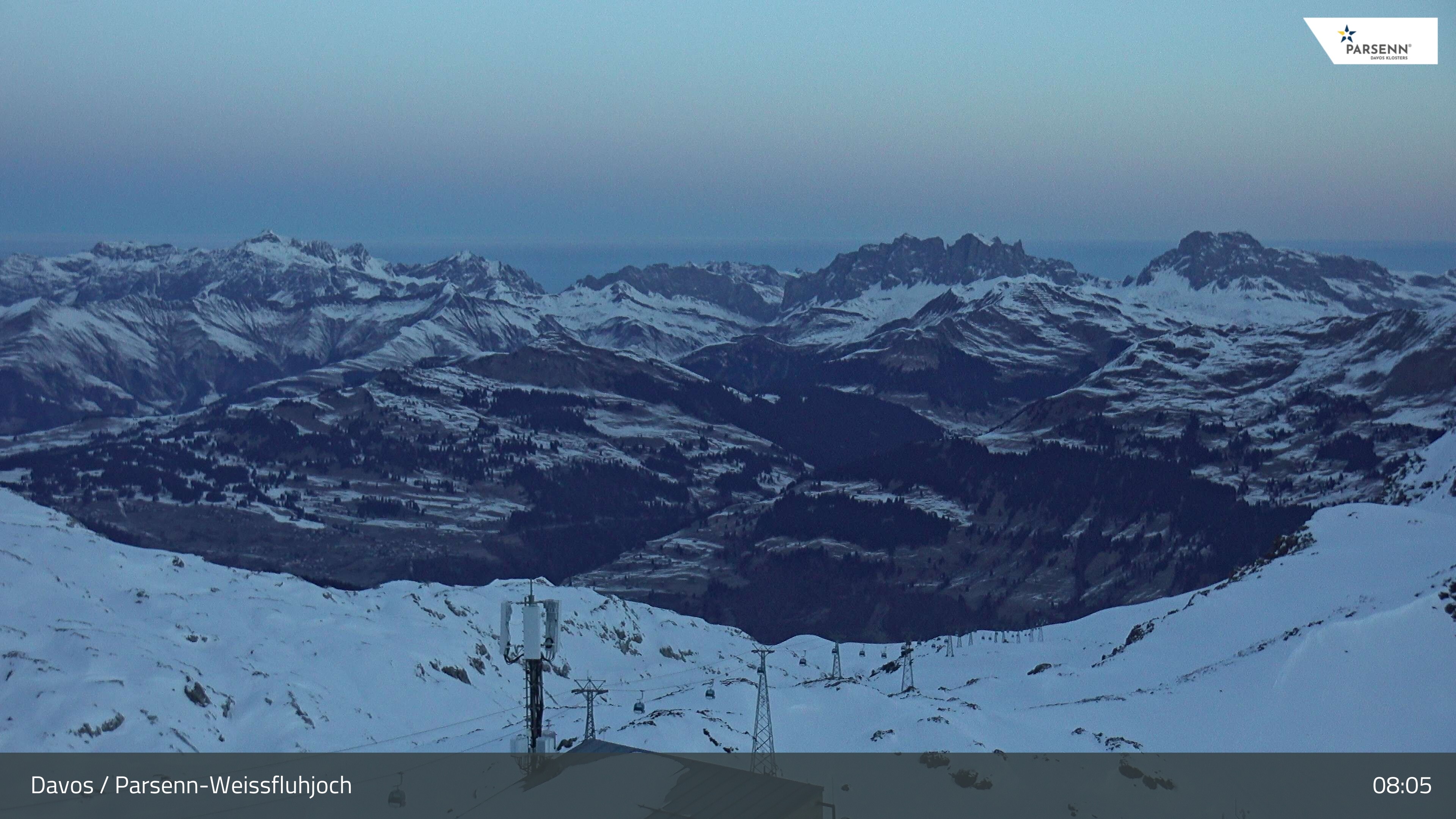 Archiv Foto Webcam Weissfluhjoch - Schifer
