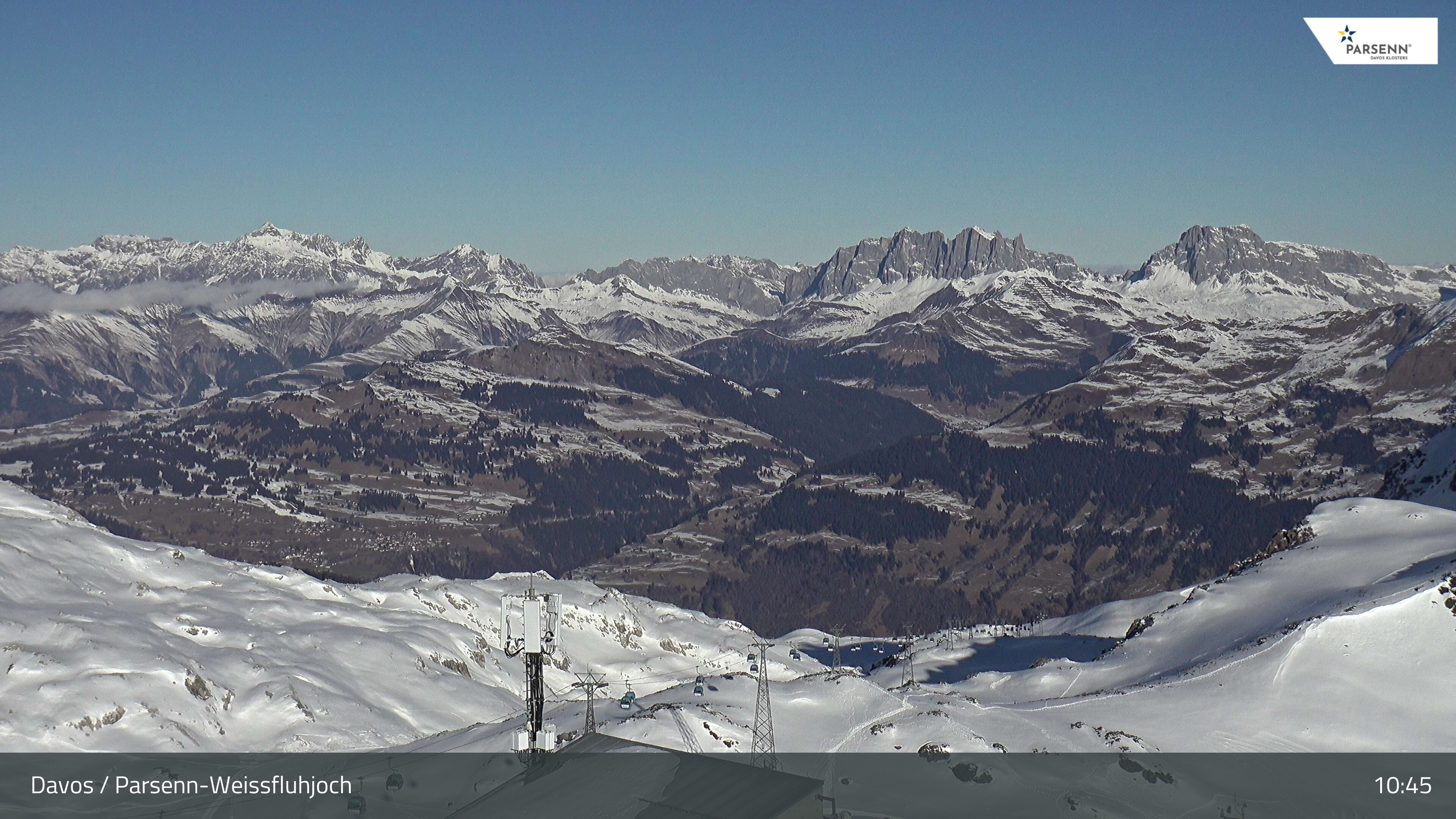 Archiv Foto Webcam Weissfluhjoch - Schifer
