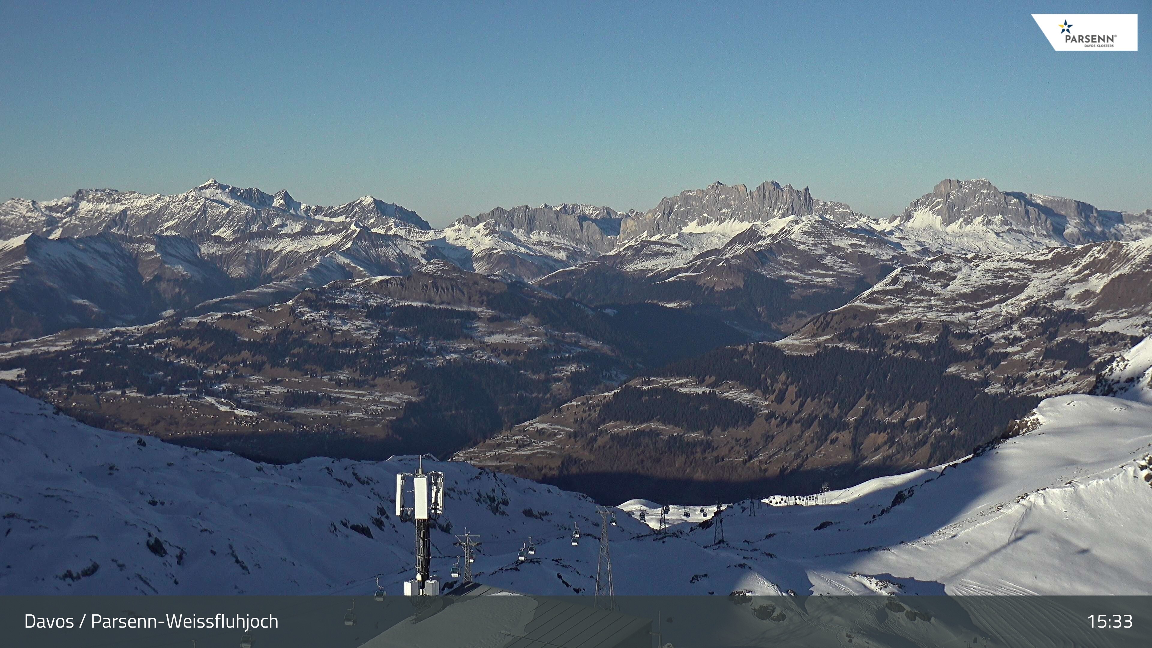 Archiv Foto Webcam Weissfluhjoch - Schifer