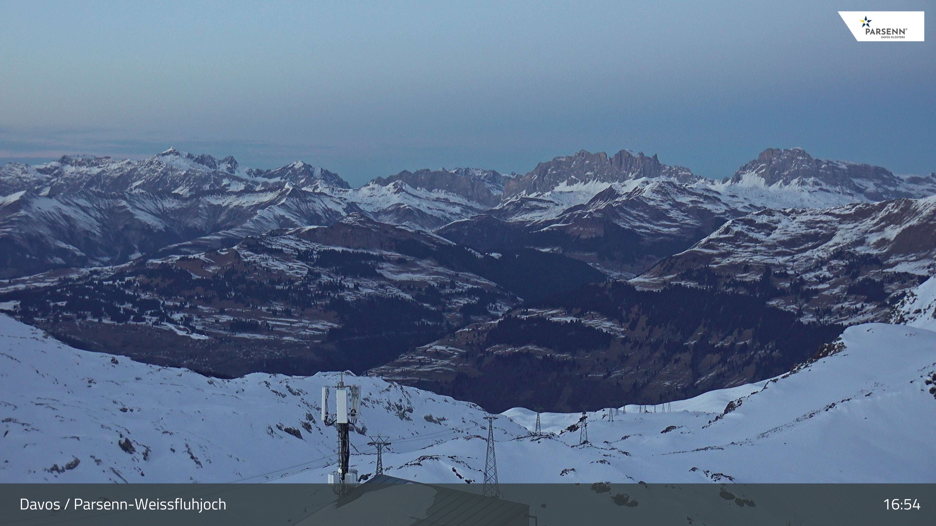 Archiv Foto Webcam Weissfluhjoch - Schifer