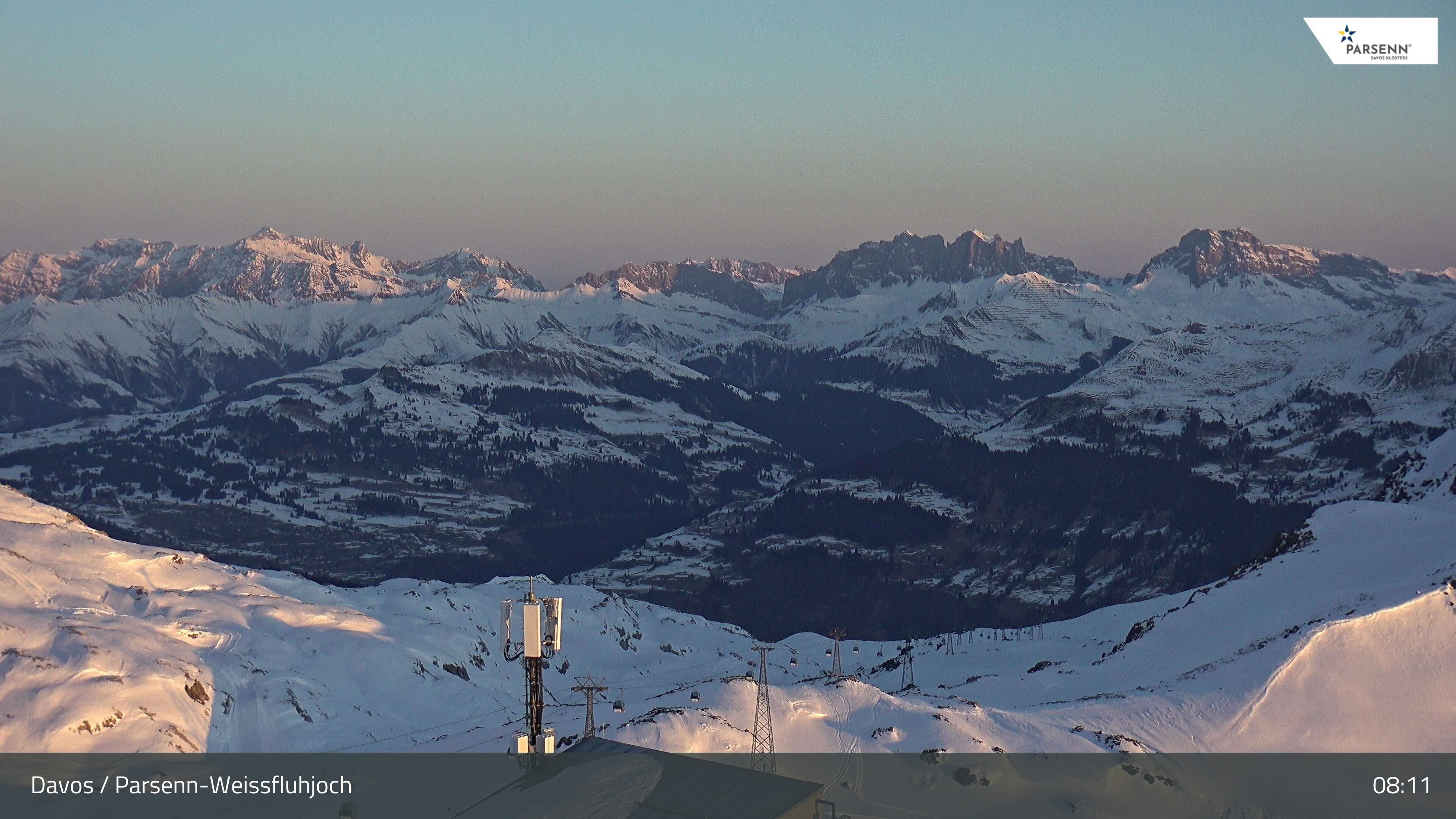 Archiv Foto Webcam Weissfluhjoch - Schifer