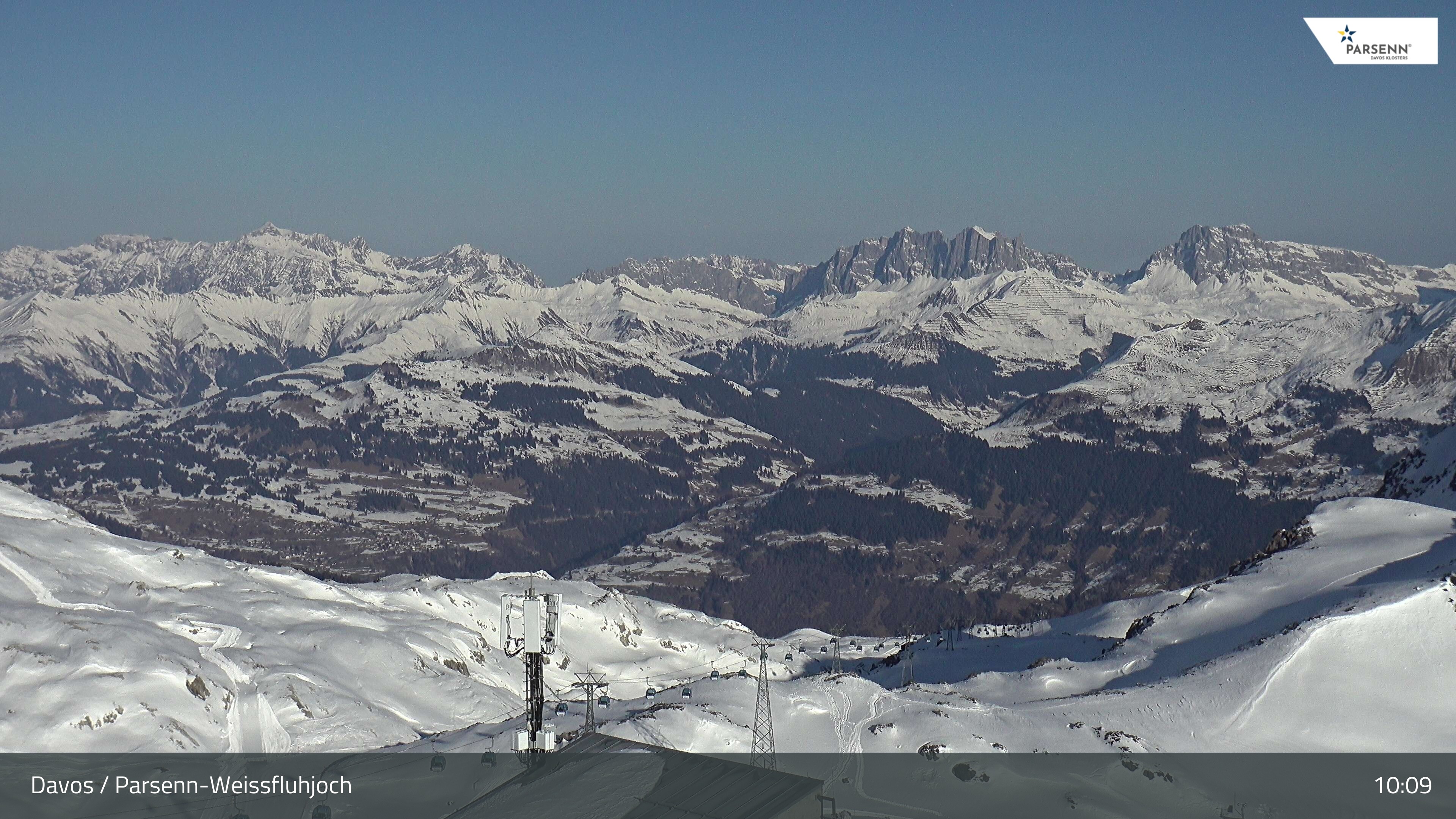 Archiv Foto Webcam Weissfluhjoch - Schifer