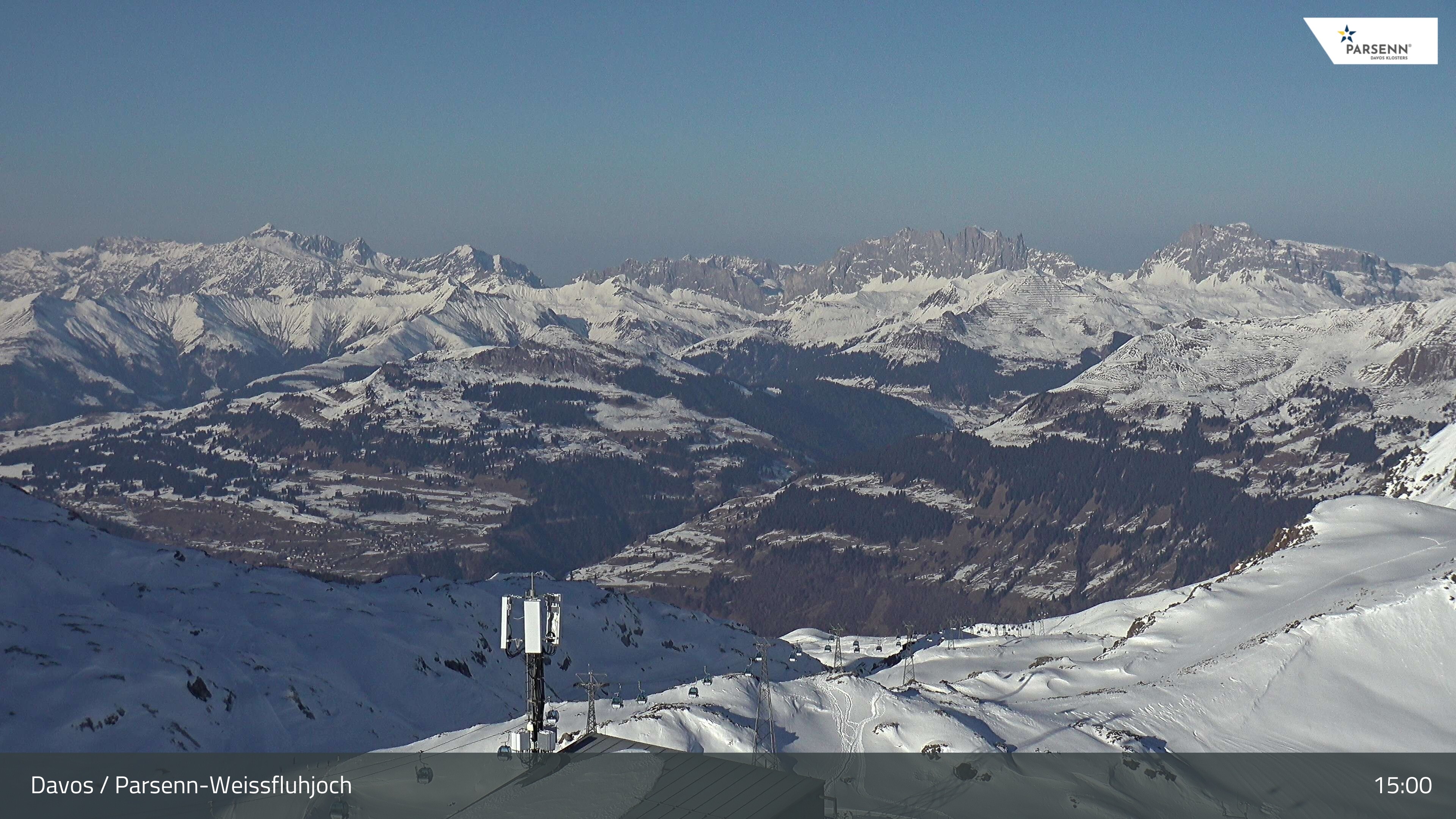Archiv Foto Webcam Weissfluhjoch - Schifer