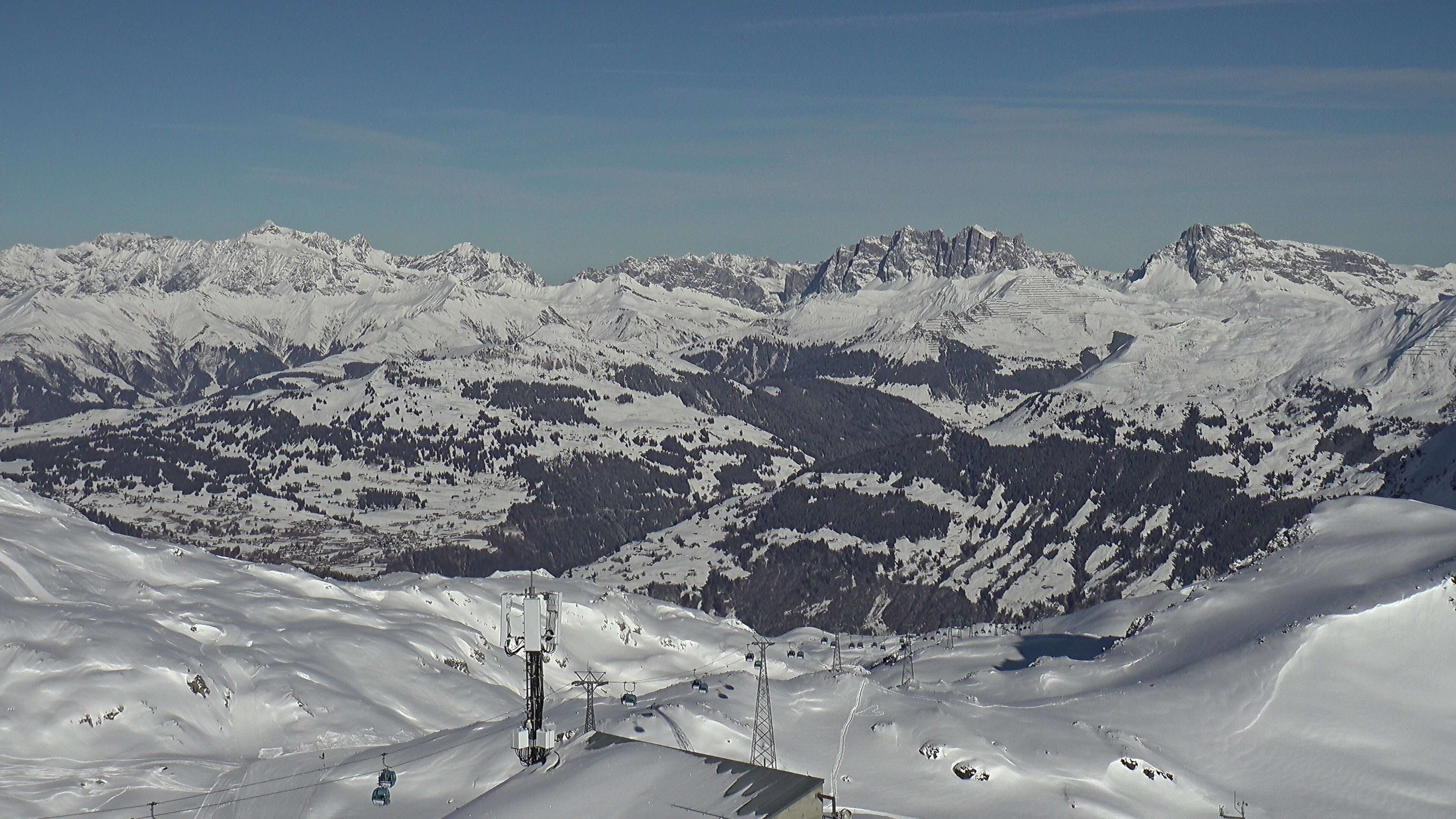 Archived image Webcam Weissfluhjoch, Davos Klosters