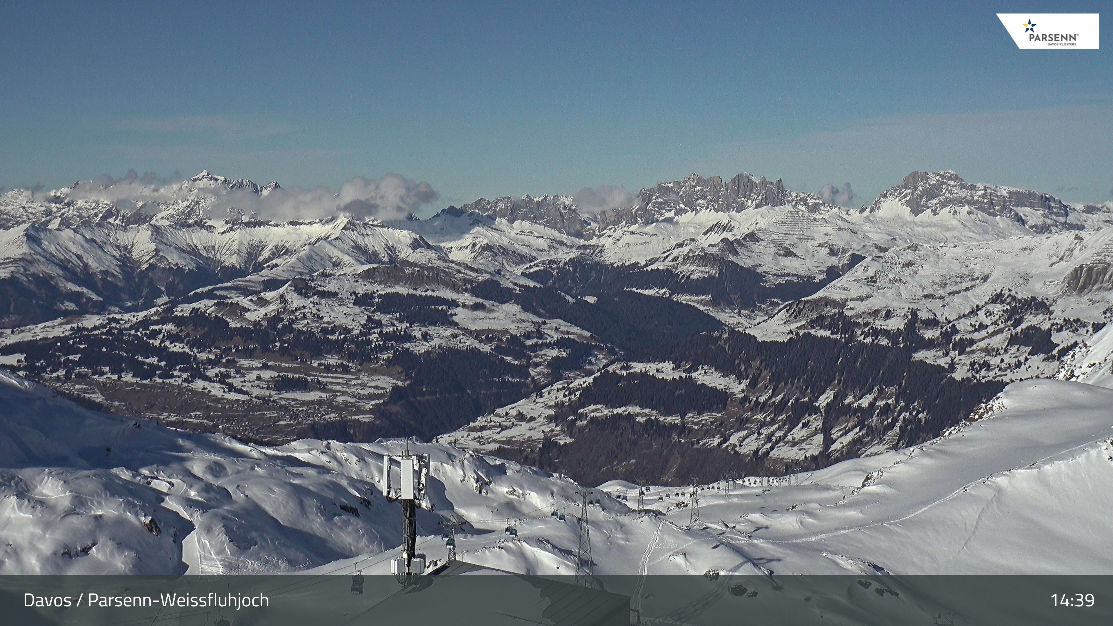 Archiv Foto Webcam Weissfluhjoch - Schifer