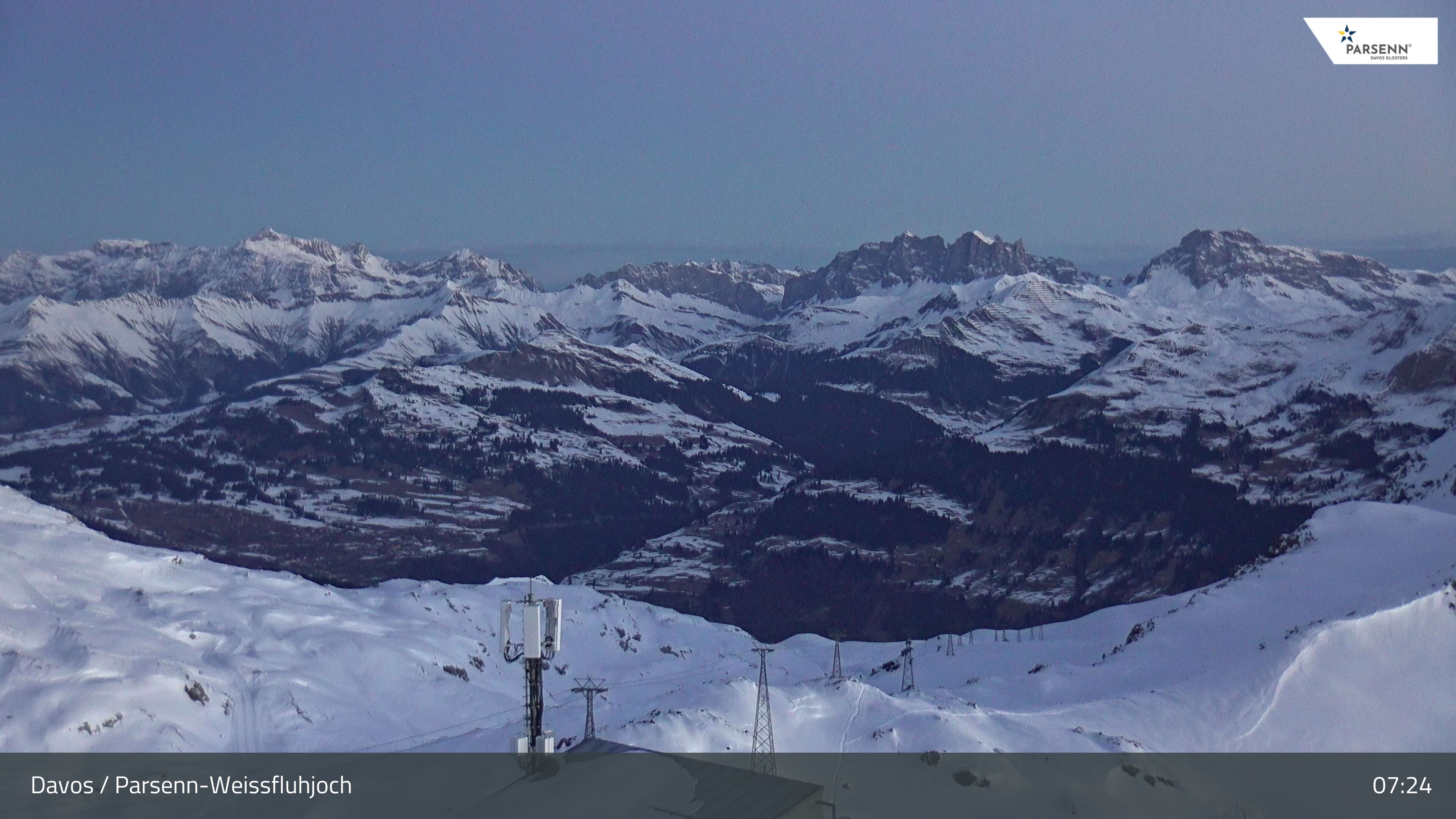 Archiv Foto Webcam Weissfluhjoch - Schifer