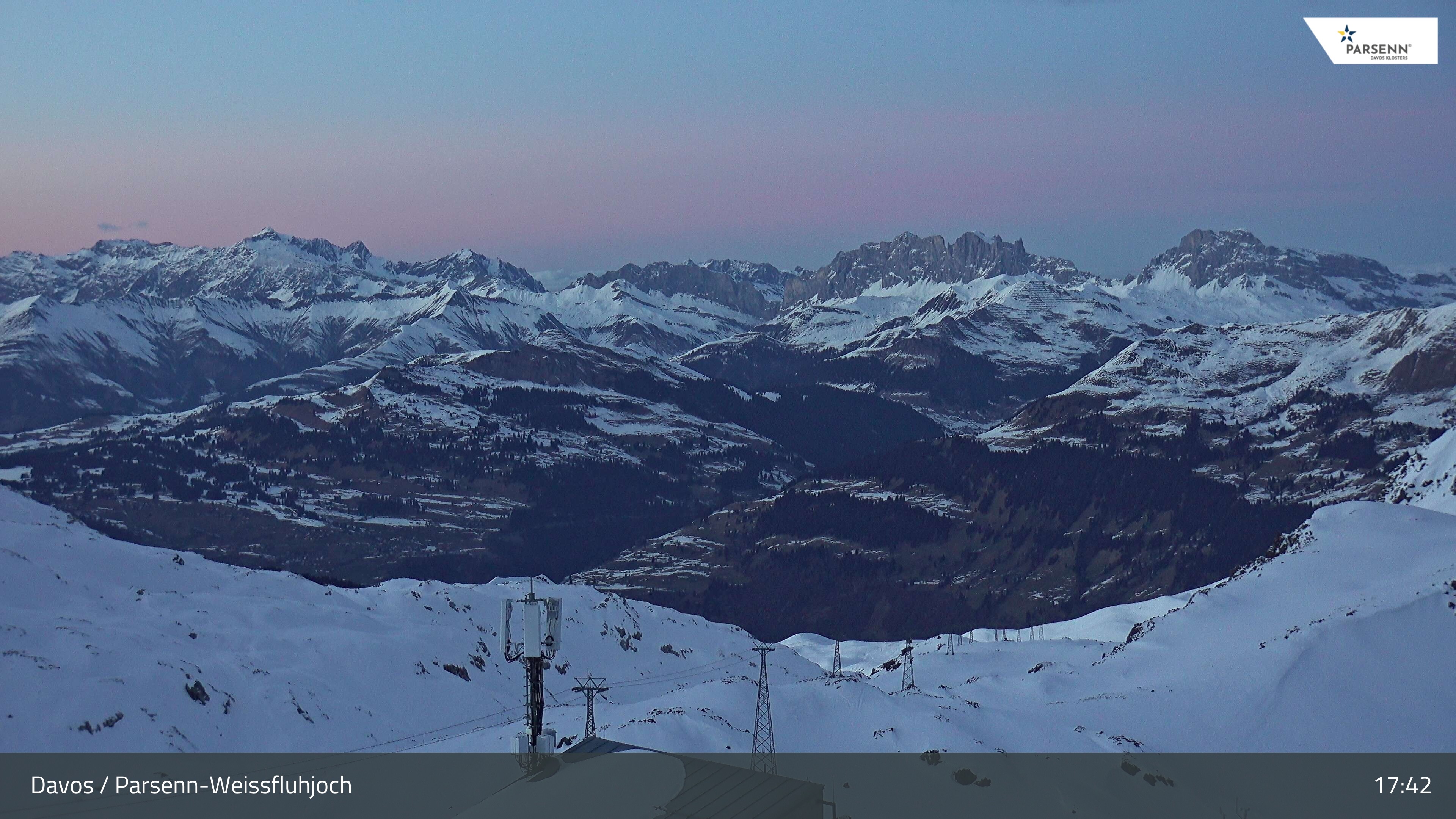 Archiv Foto Webcam Weissfluhjoch - Schifer