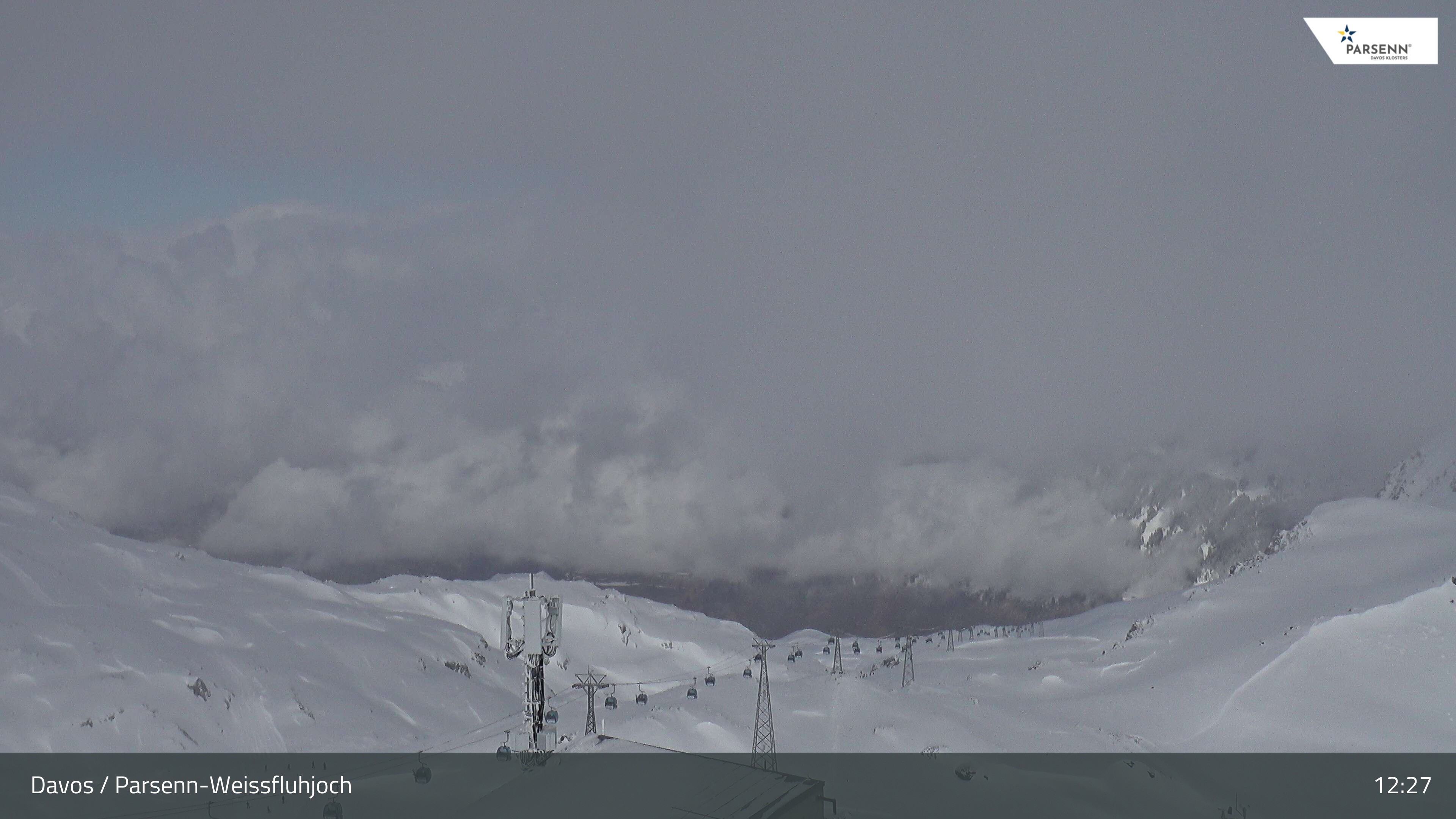 Archived image Webcam Weissfluhjoch, Davos Klosters