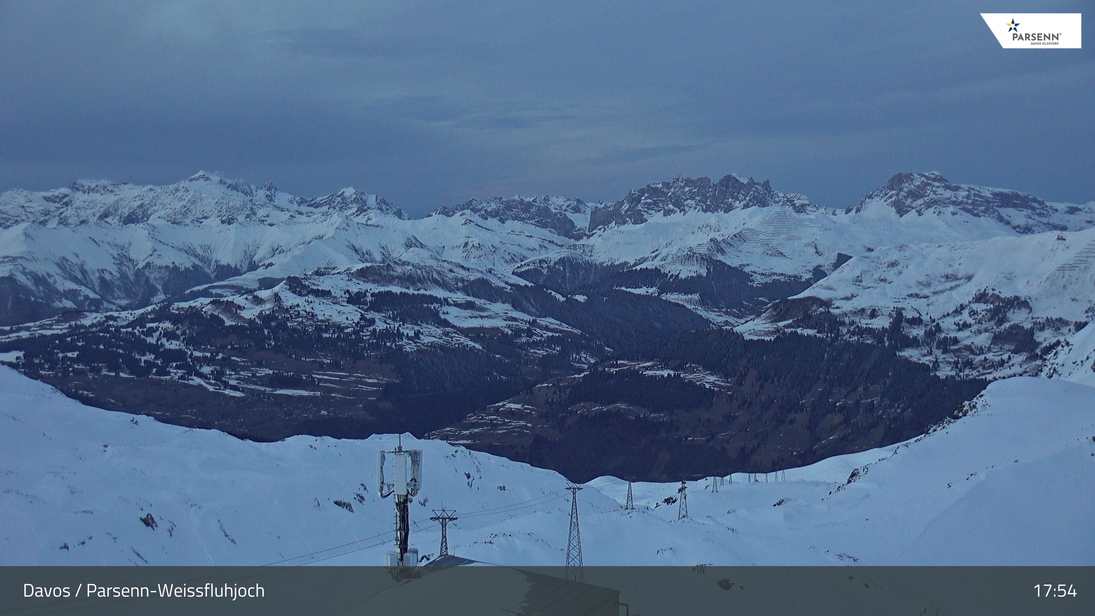 Archived image Webcam Weissfluhjoch, Davos Klosters