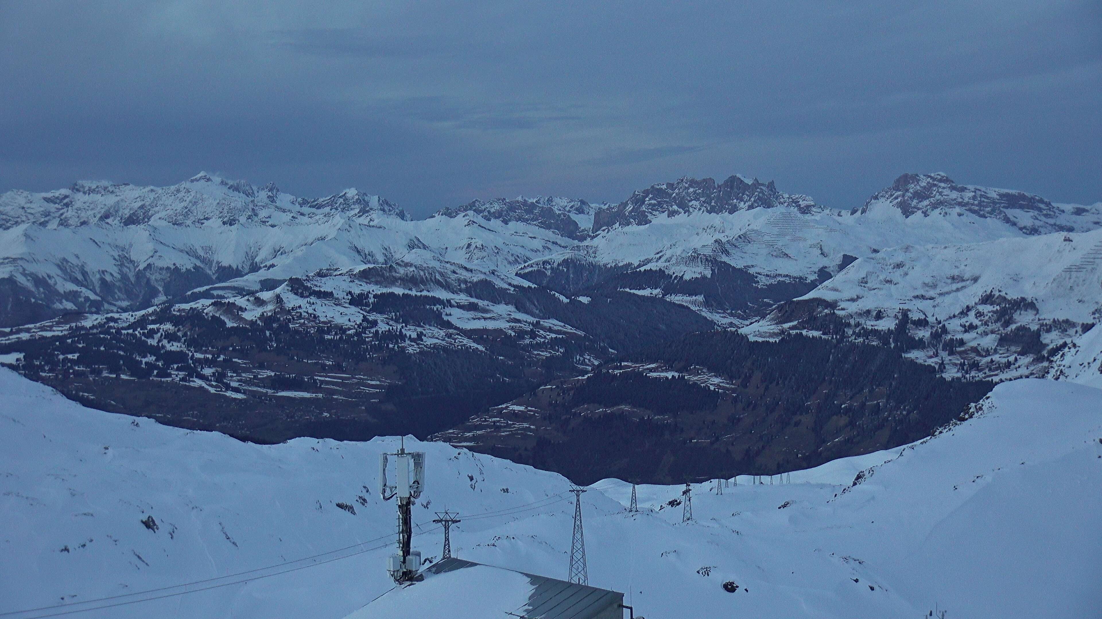 Archiv Foto Webcam Weissfluhjoch - Schifer