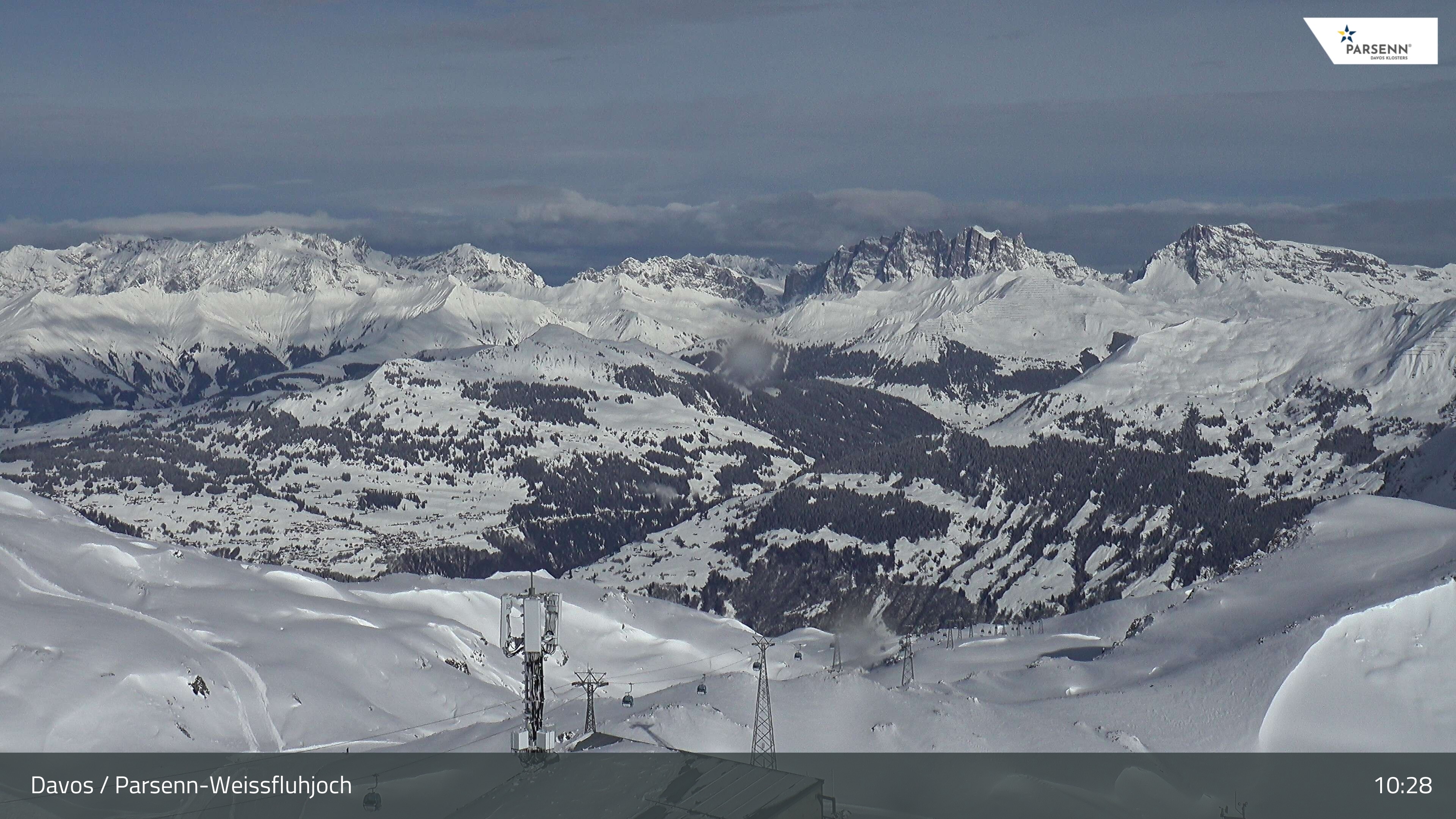 Archived image Webcam Weissfluhjoch, Davos Klosters