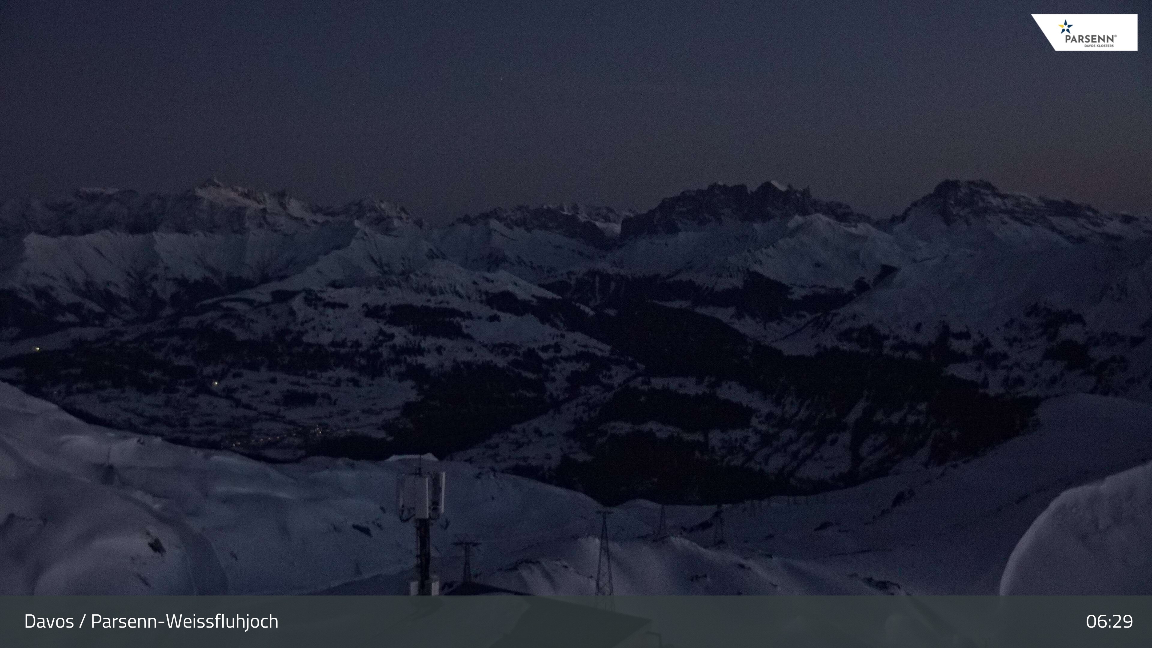 Archived image Webcam Weissfluhjoch, Davos Klosters