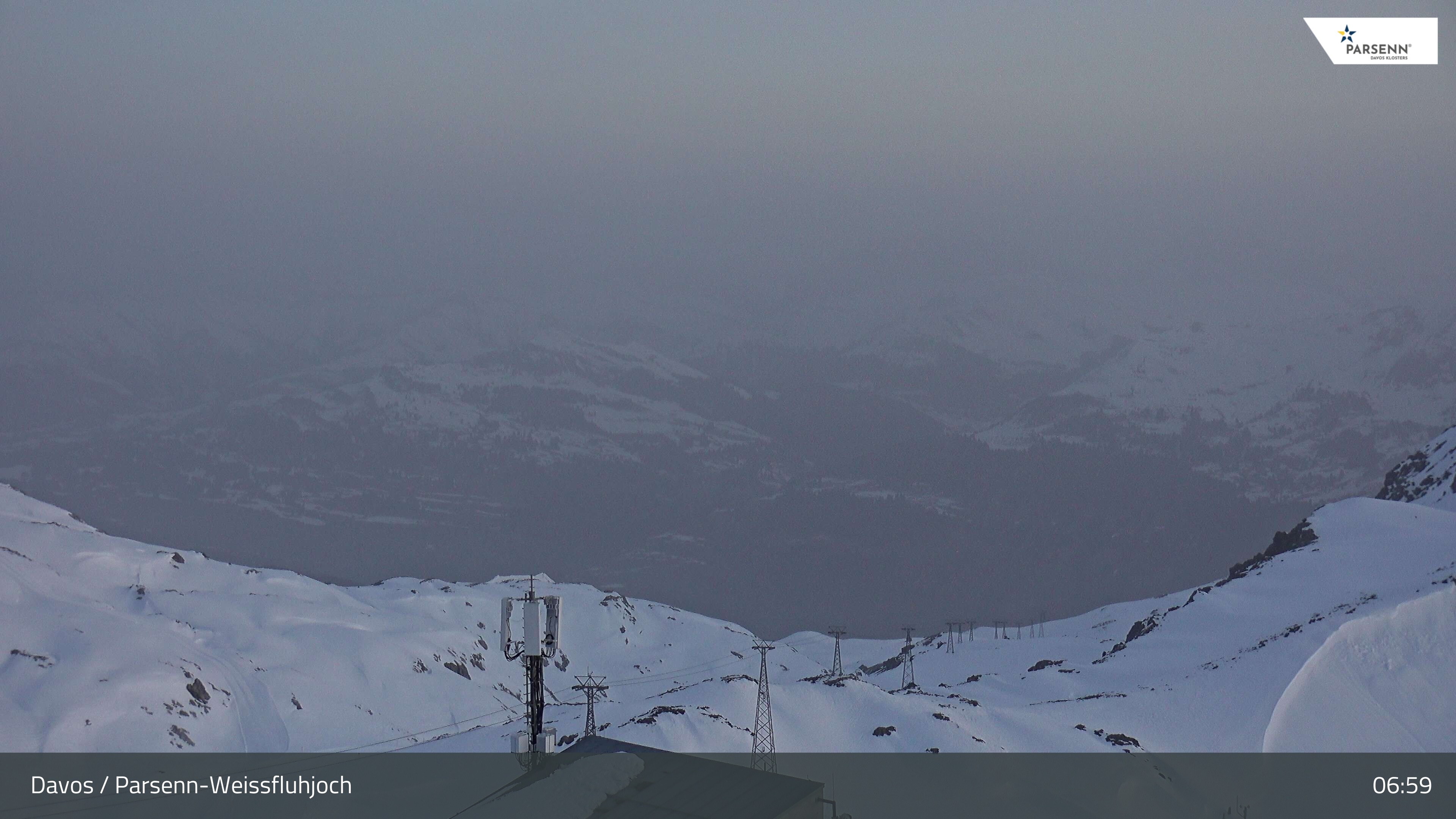 Archived image Webcam Weissfluhjoch, Davos Klosters