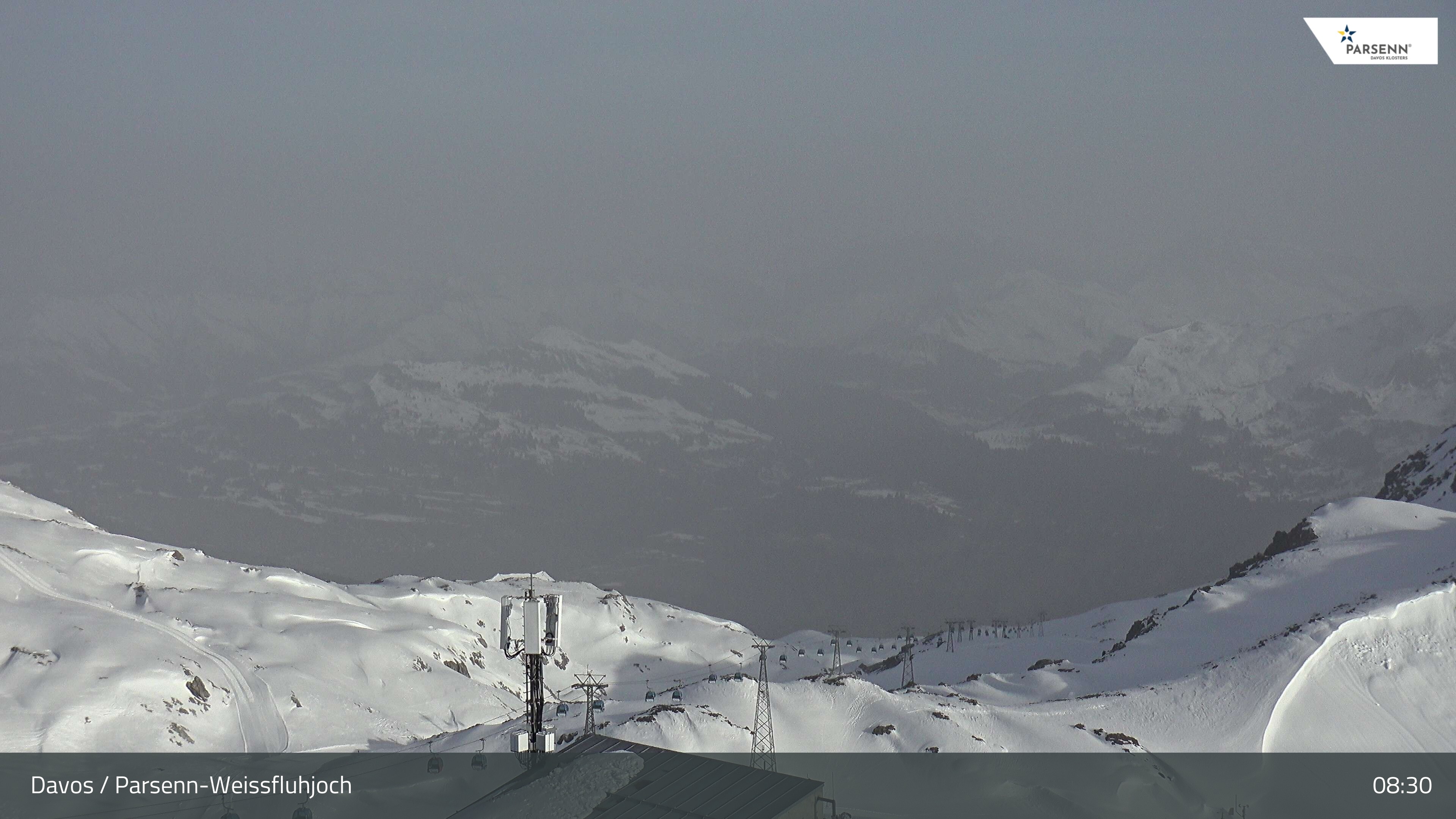 Archived image Webcam Weissfluhjoch, Davos Klosters