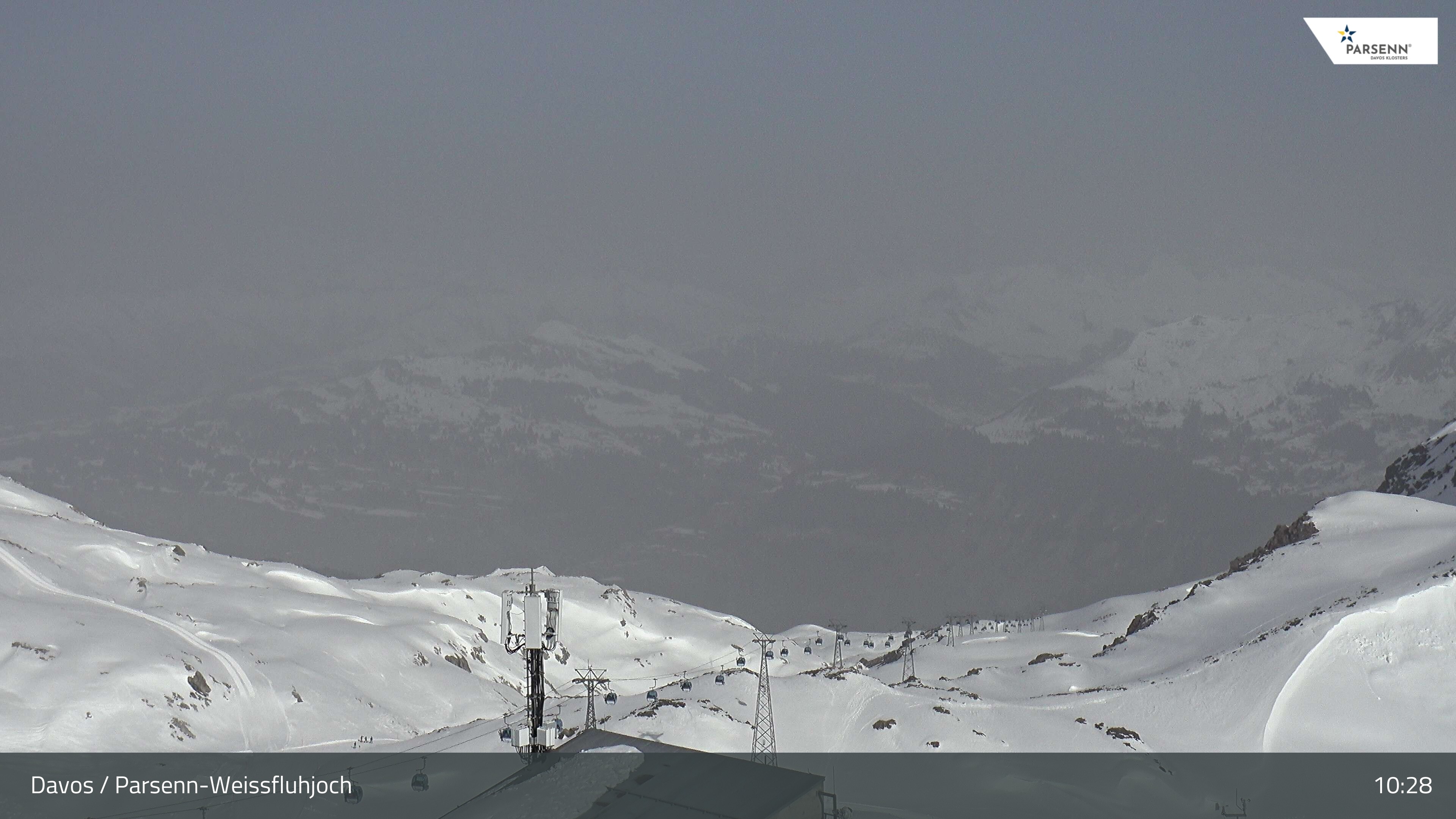 Archived image Webcam Weissfluhjoch, Davos Klosters