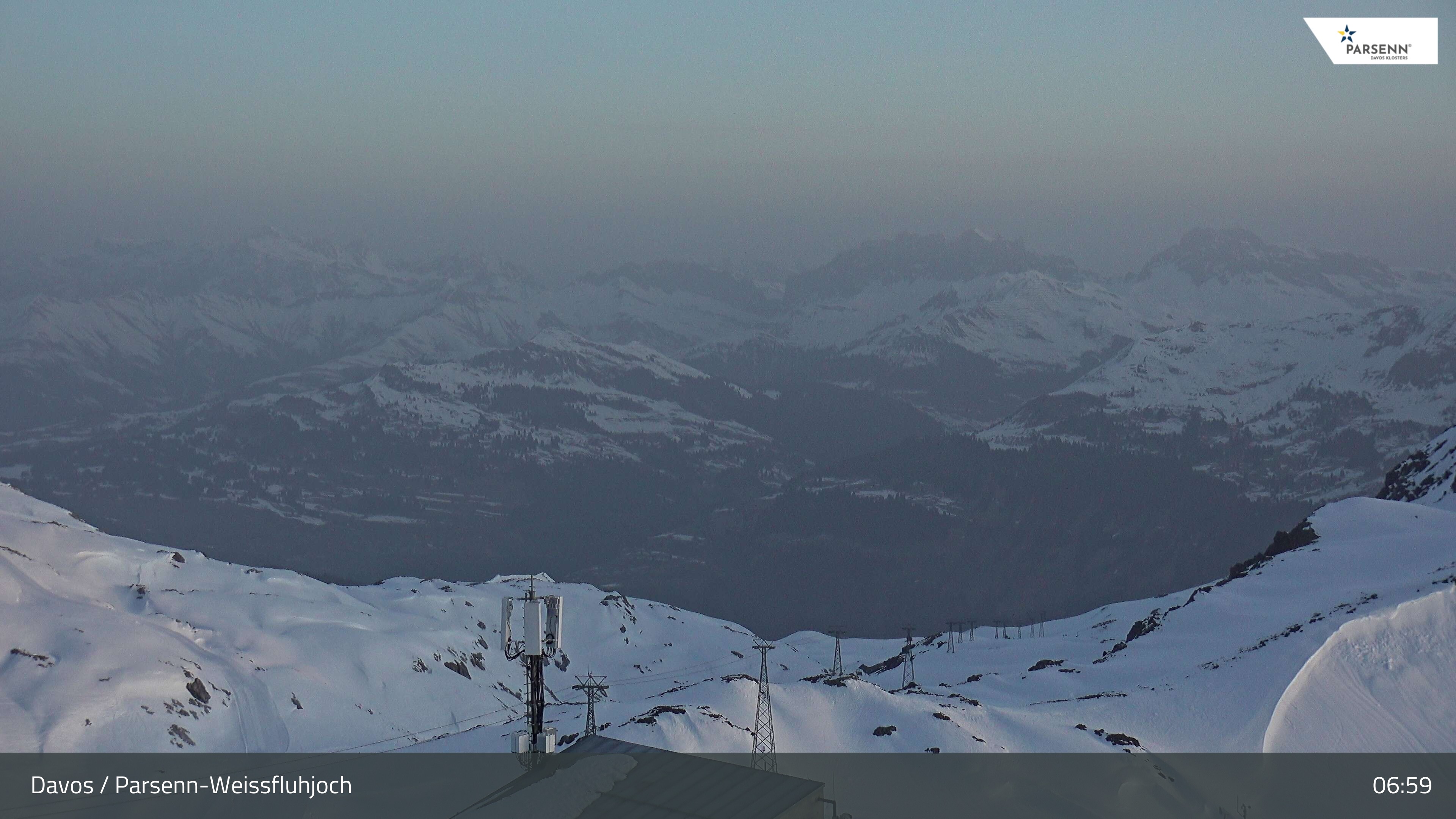 Archiv Foto Webcam Weissfluhjoch - Schifer