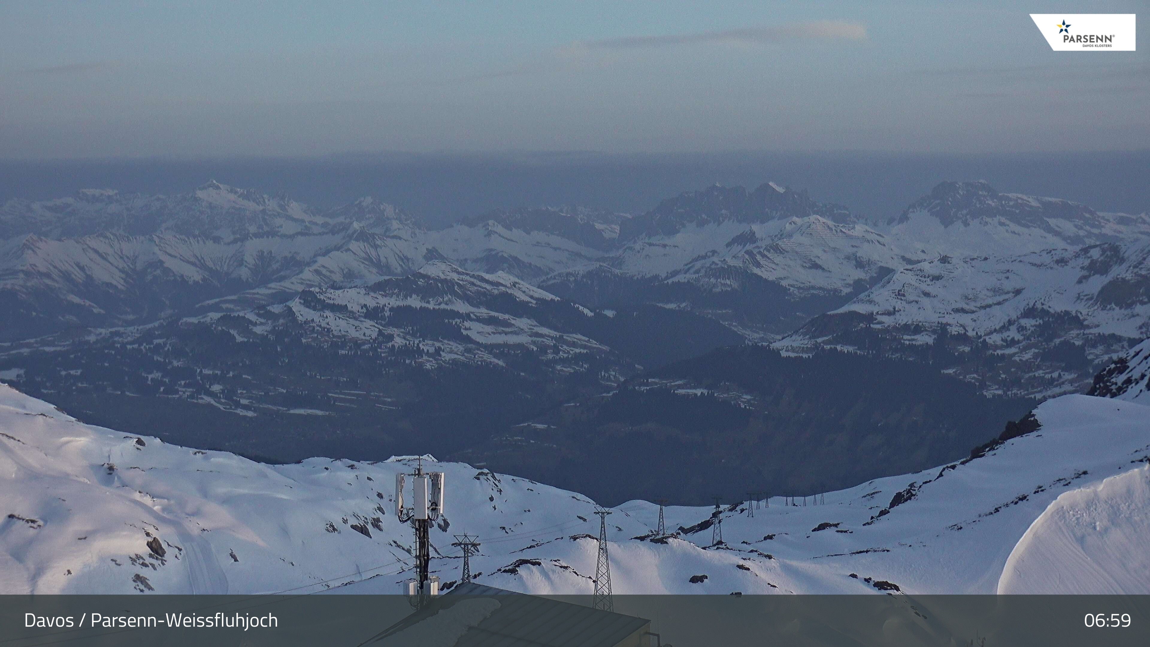 Archiv Foto Webcam Weissfluhjoch - Schifer