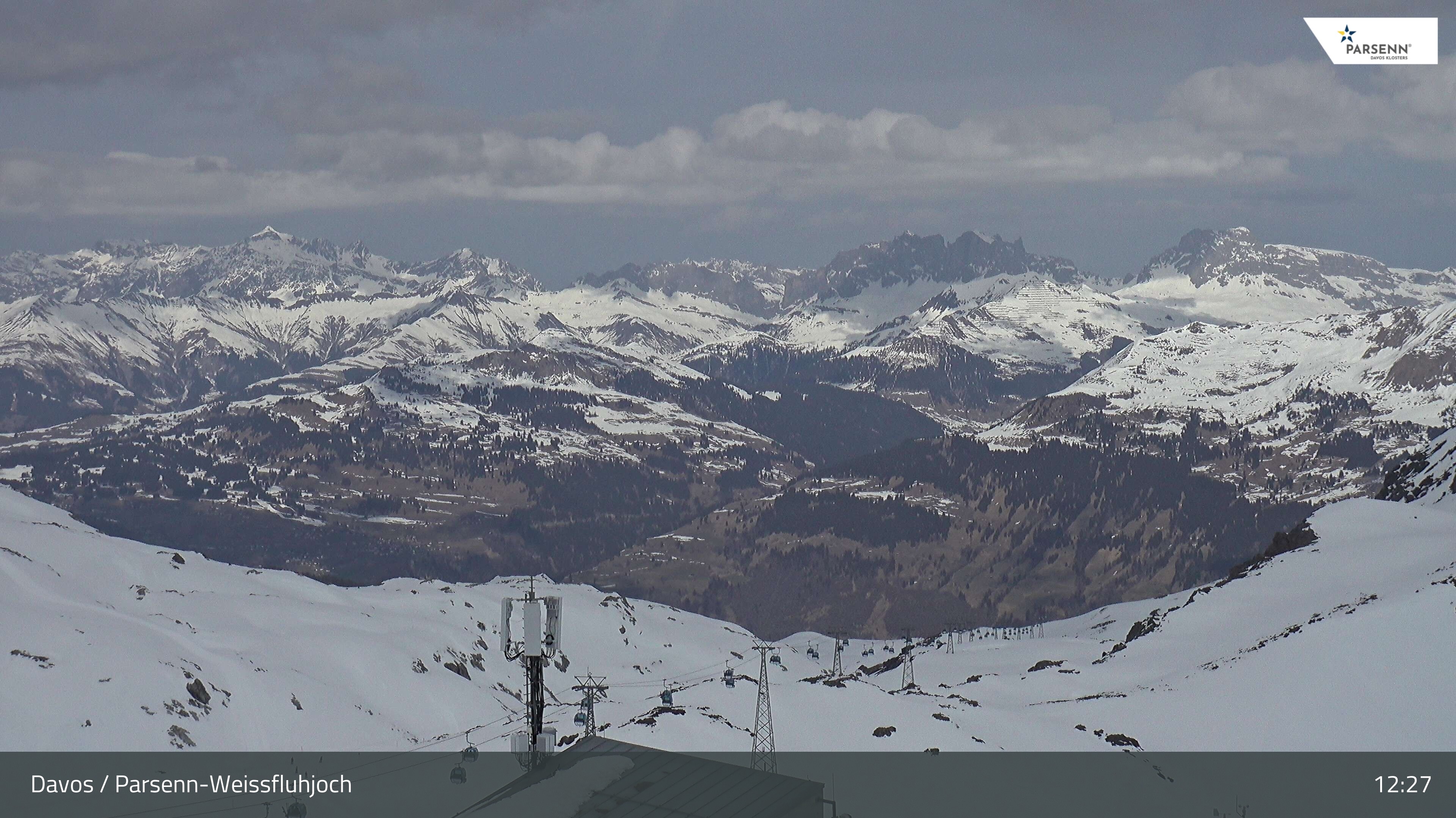 Archiv Foto Webcam Weissfluhjoch - Schifer