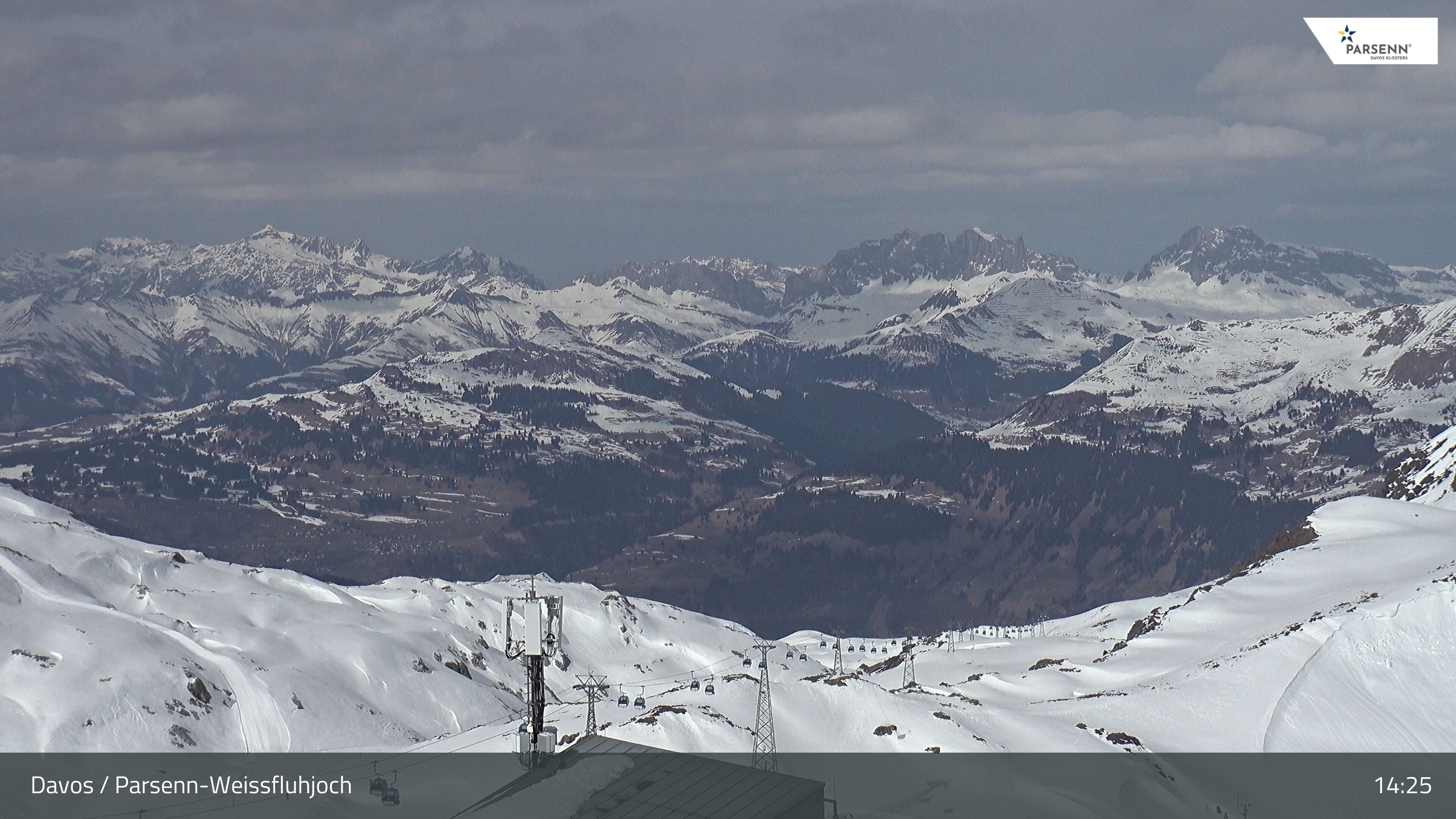 Archiv Foto Webcam Weissfluhjoch - Schifer