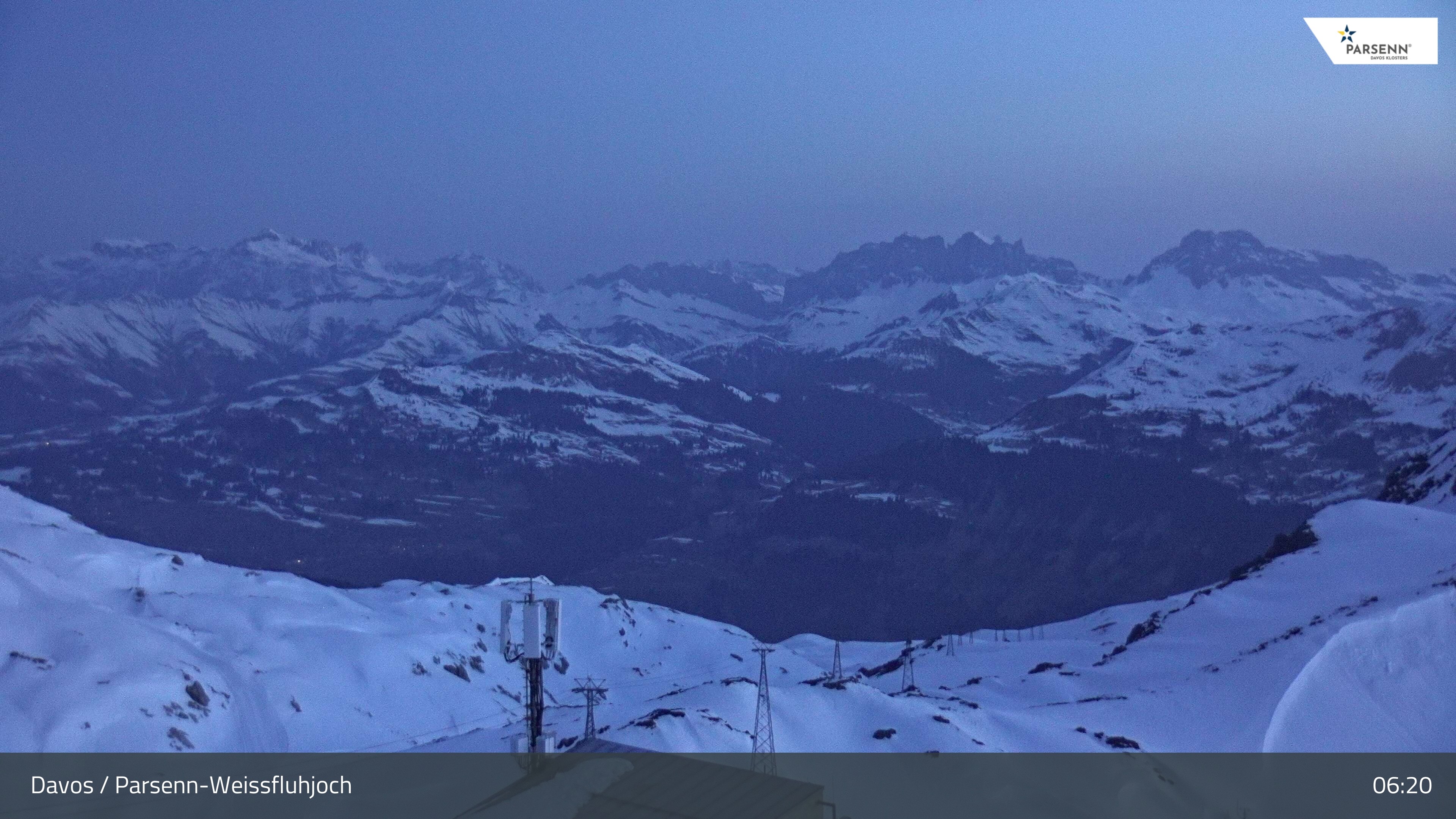 Archiv Foto Webcam Weissfluhjoch - Schifer