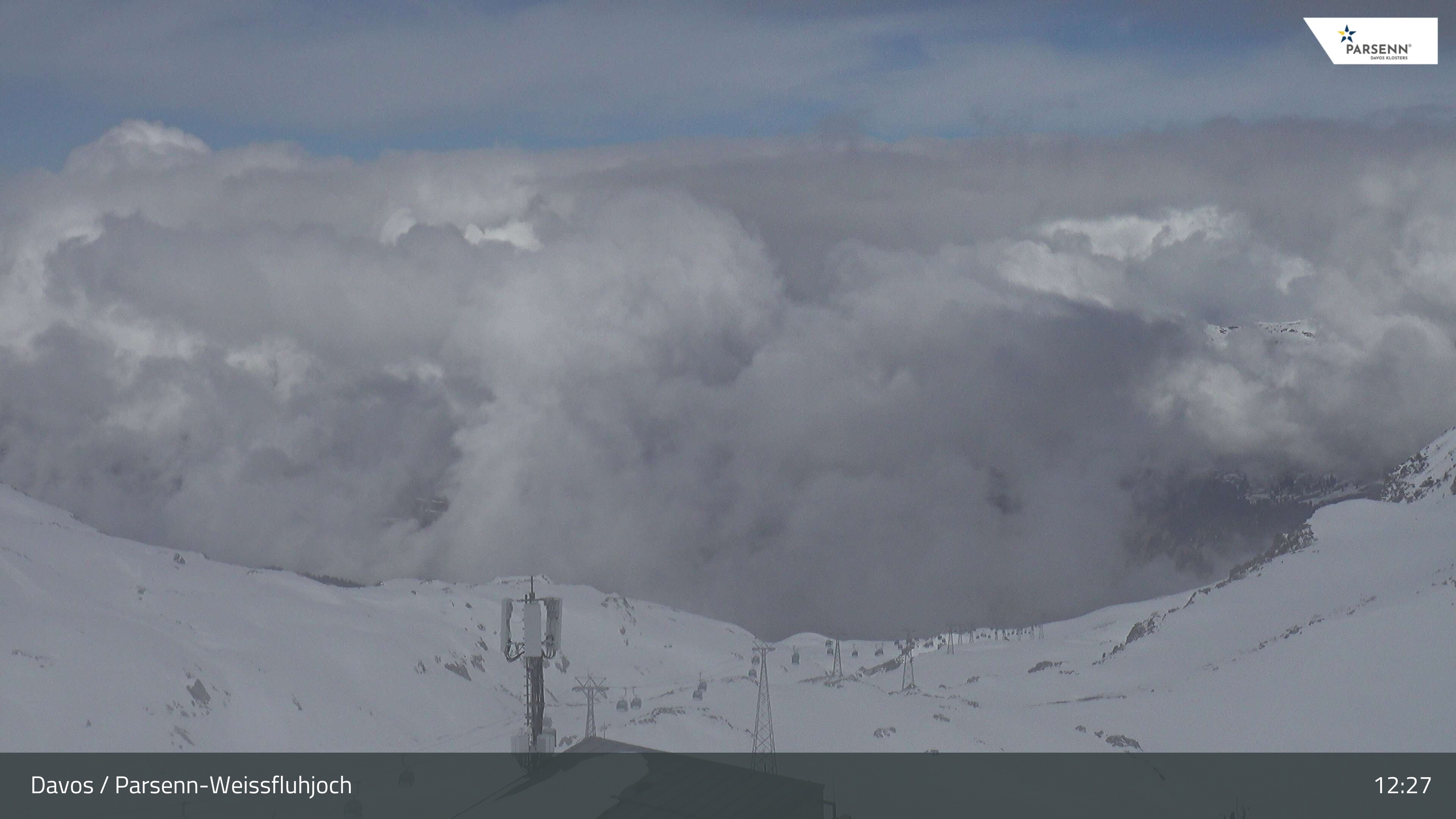 Archived image Webcam Weissfluhjoch, Davos Klosters