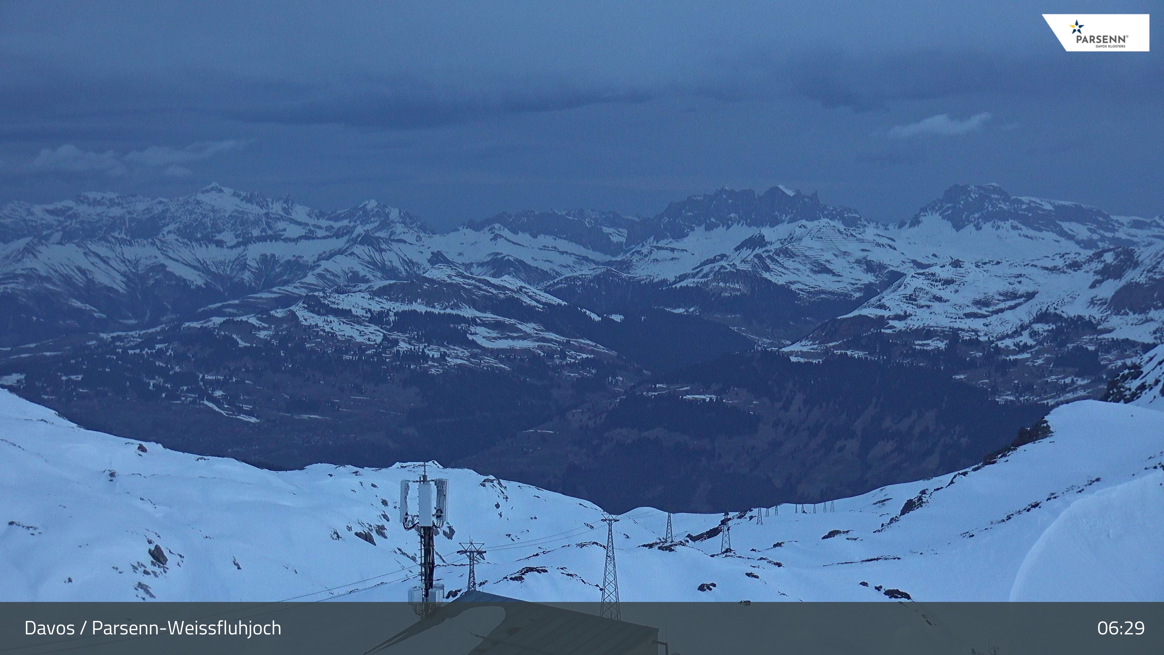 Archiv Foto Webcam Weissfluhjoch - Schifer