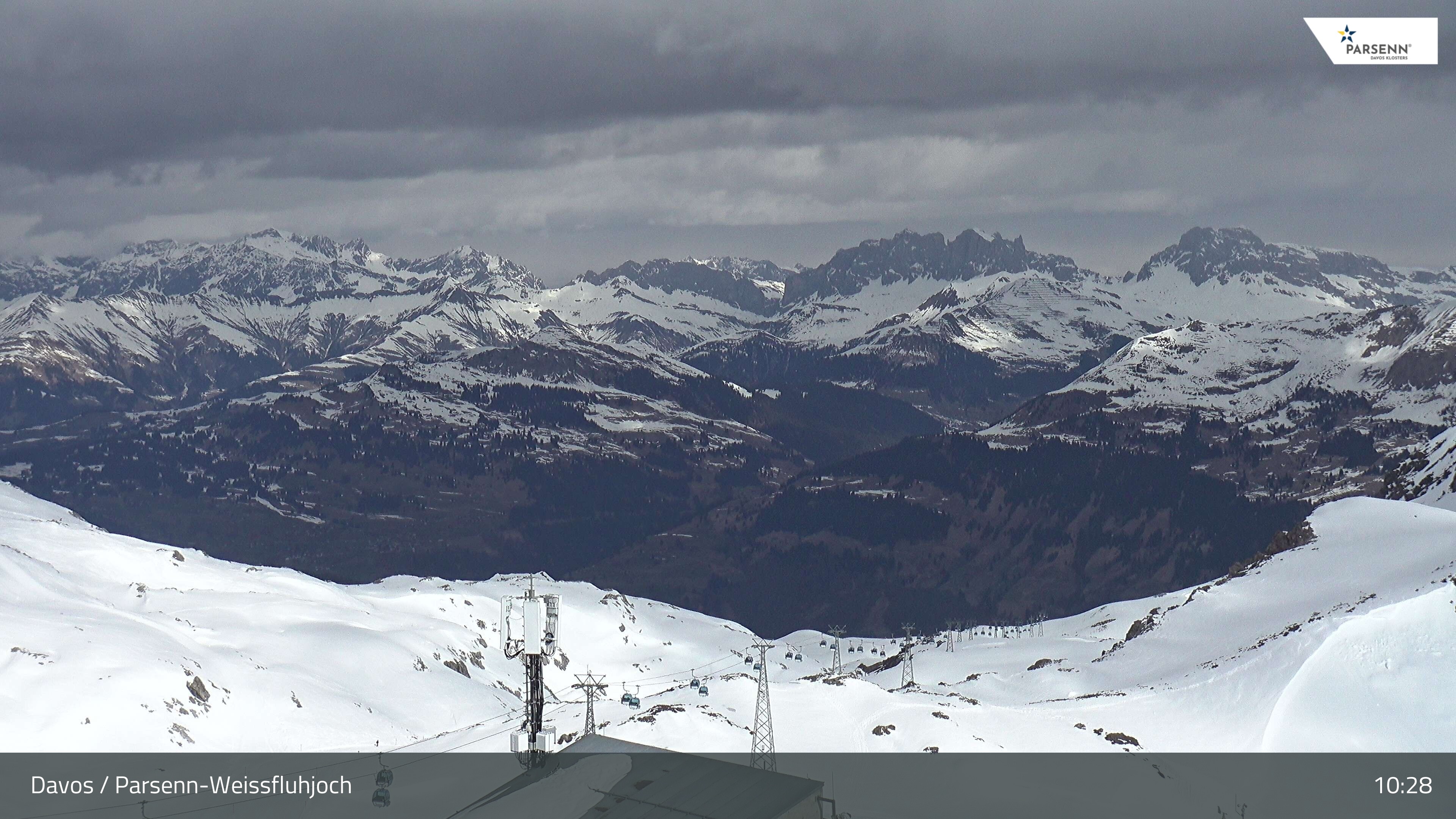 Archiv Foto Webcam Weissfluhjoch - Schifer
