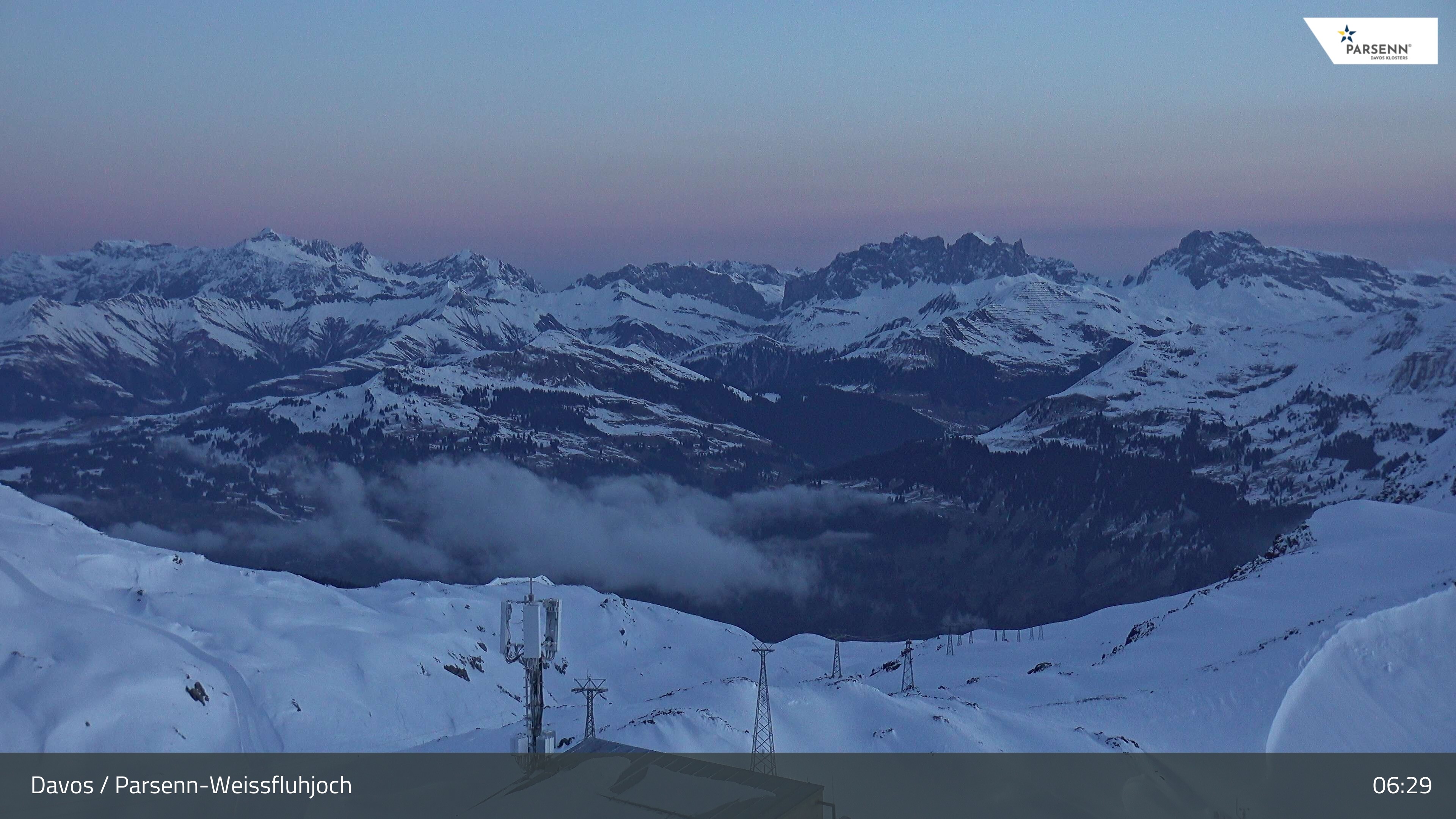 Archived image Webcam Weissfluhjoch, Davos Klosters