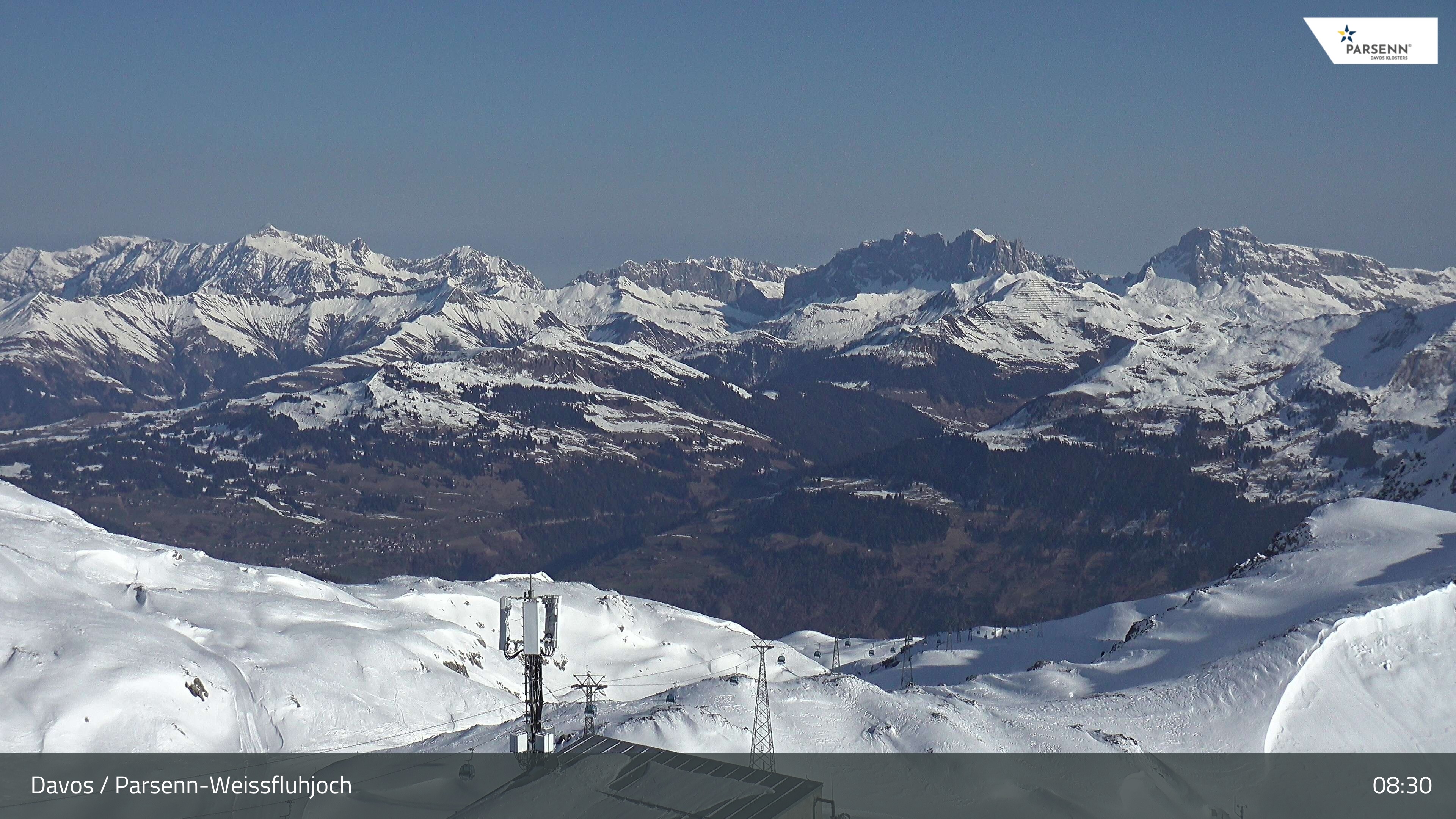 Archiv Foto Webcam Weissfluhjoch - Schifer