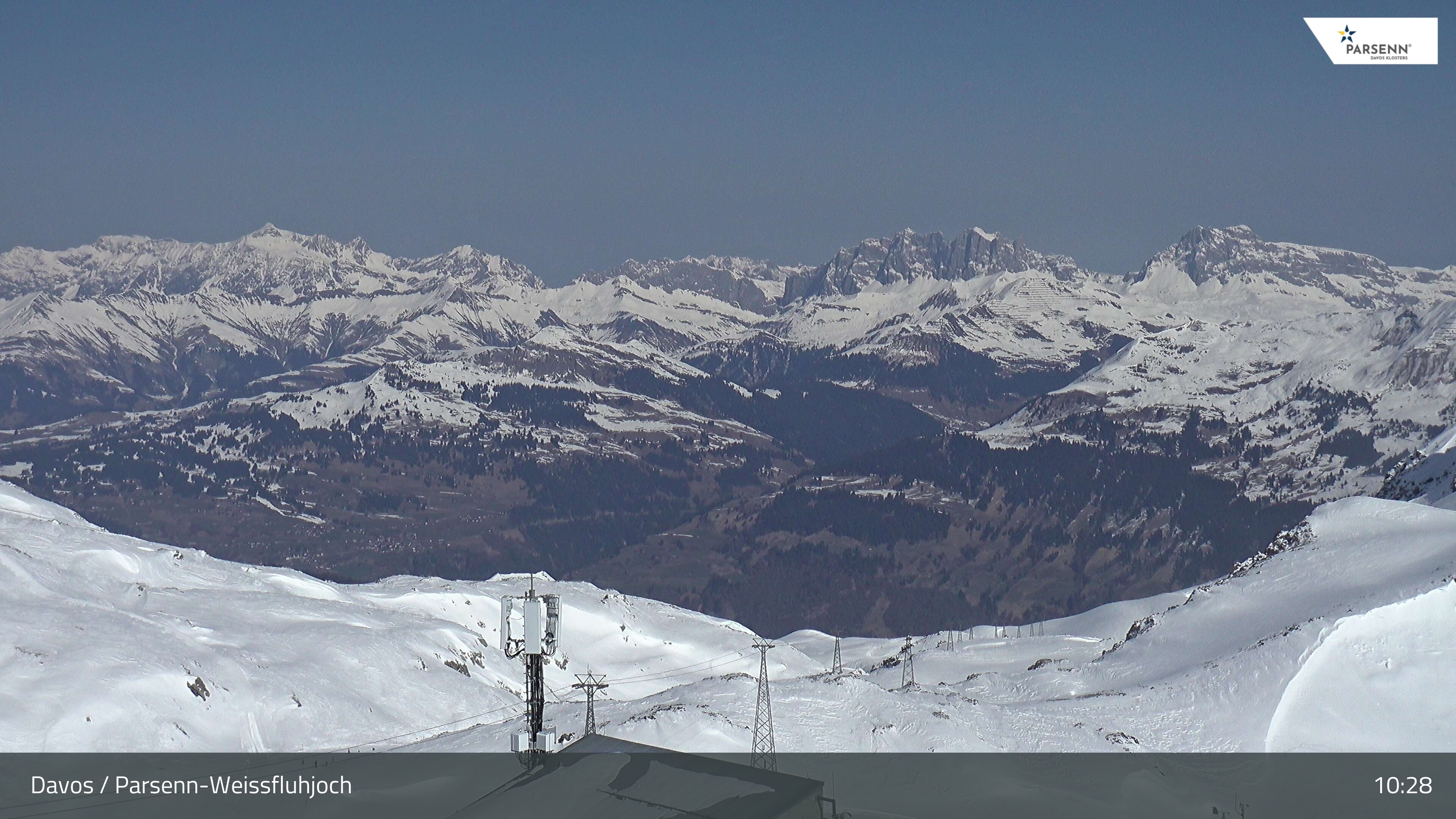 Archiv Foto Webcam Weissfluhjoch - Schifer