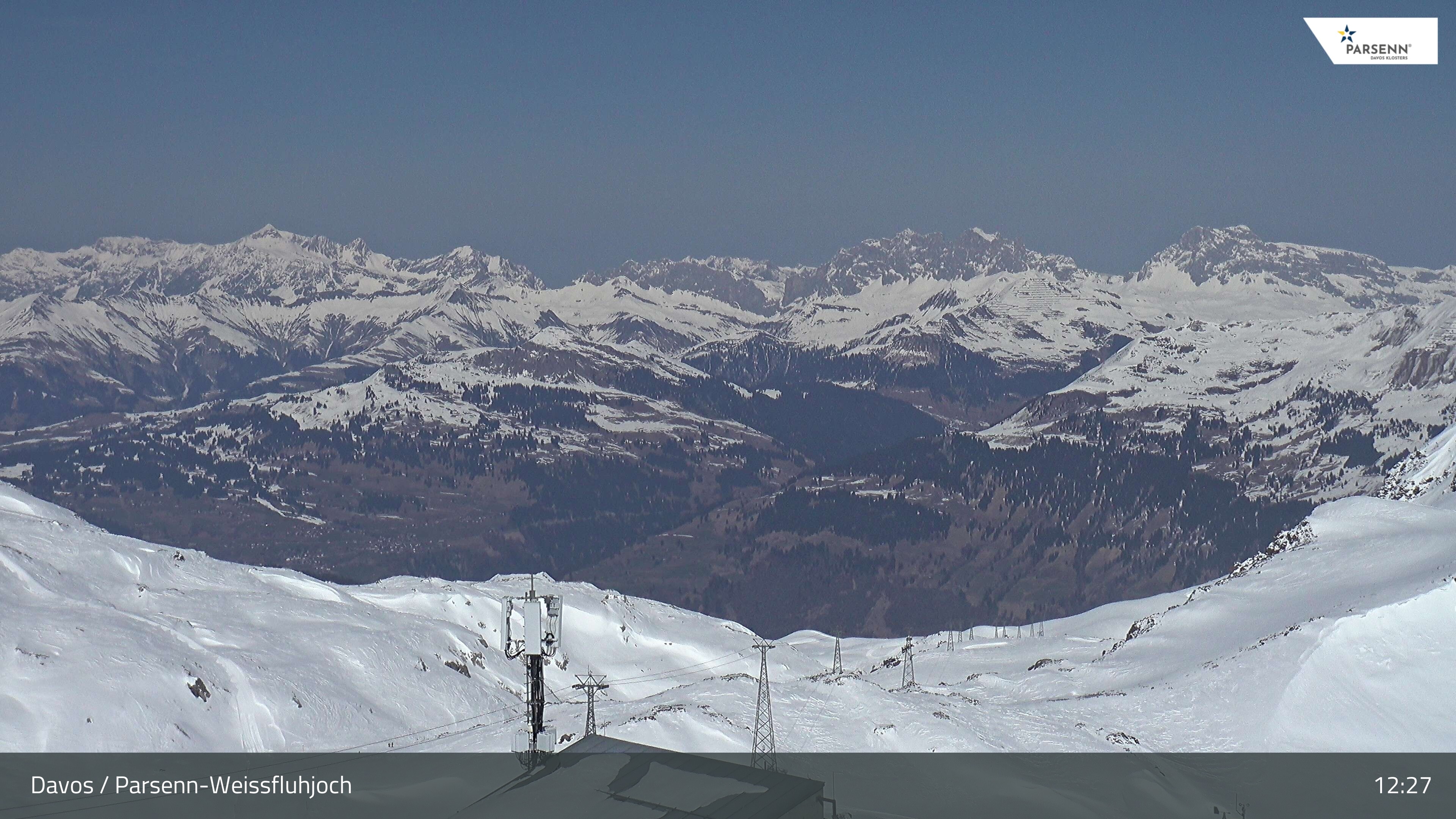 Archiv Foto Webcam Weissfluhjoch - Schifer