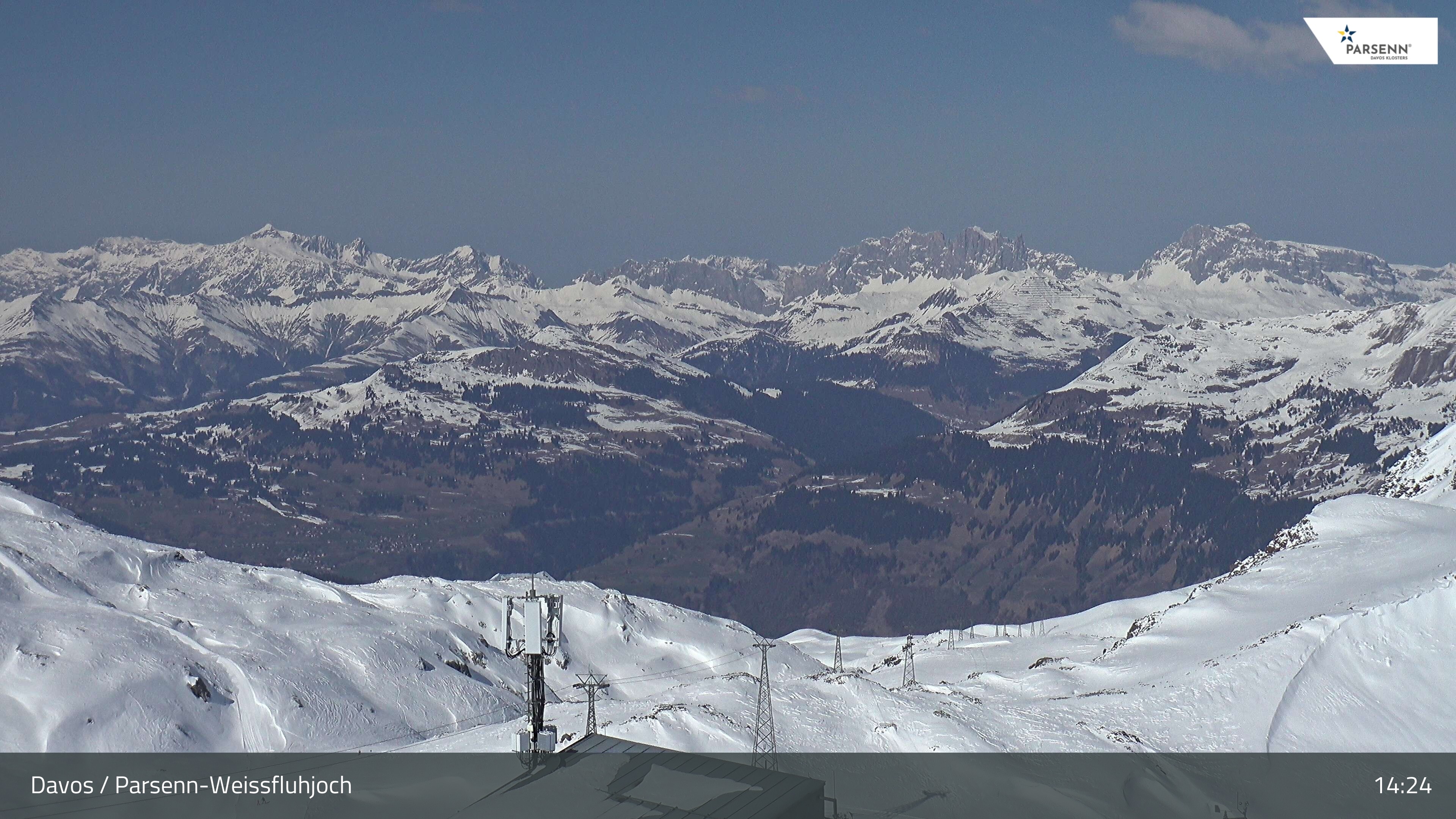 Archiv Foto Webcam Weissfluhjoch - Schifer