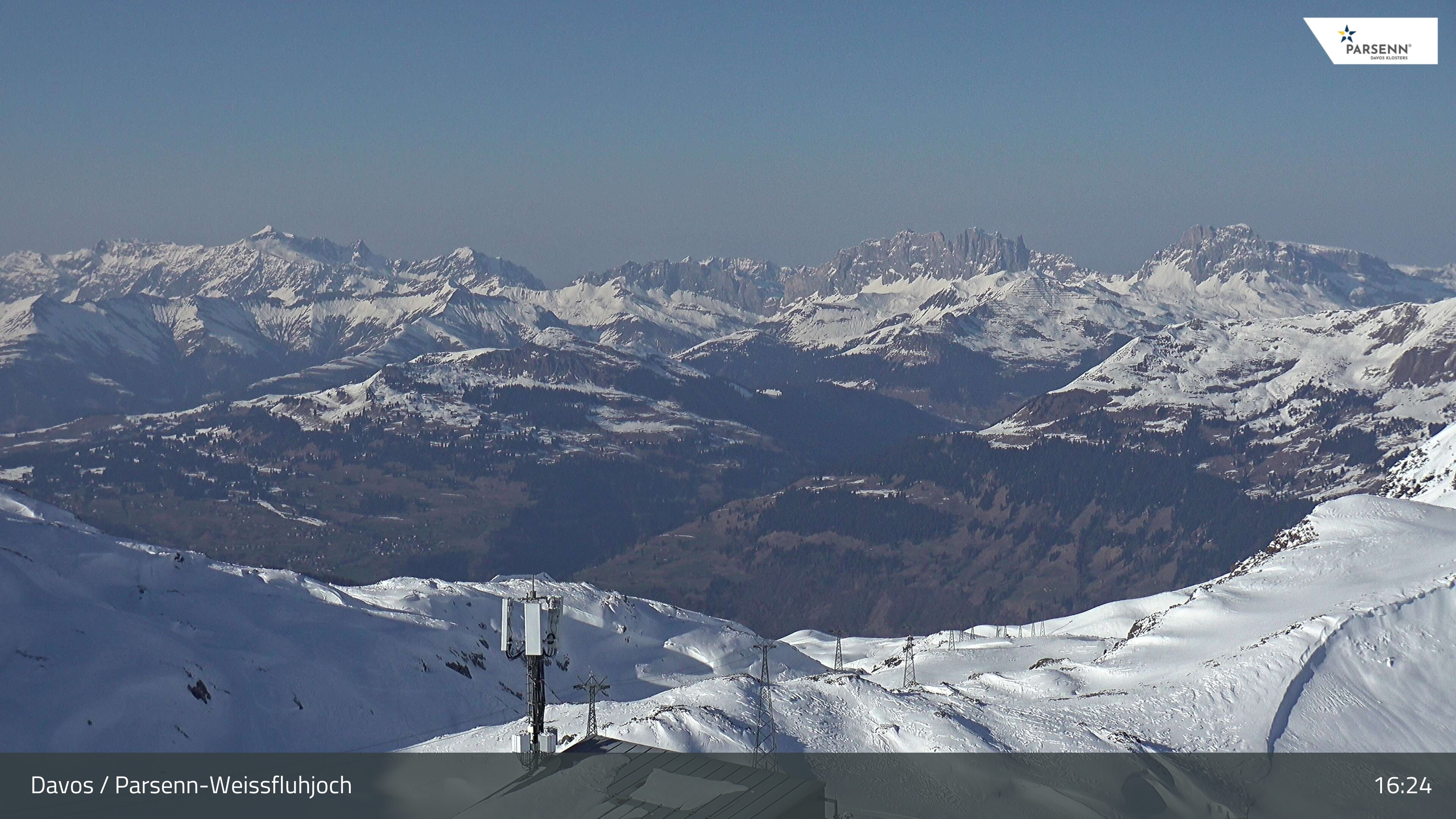 Archived image Webcam Weissfluhjoch, Davos Klosters