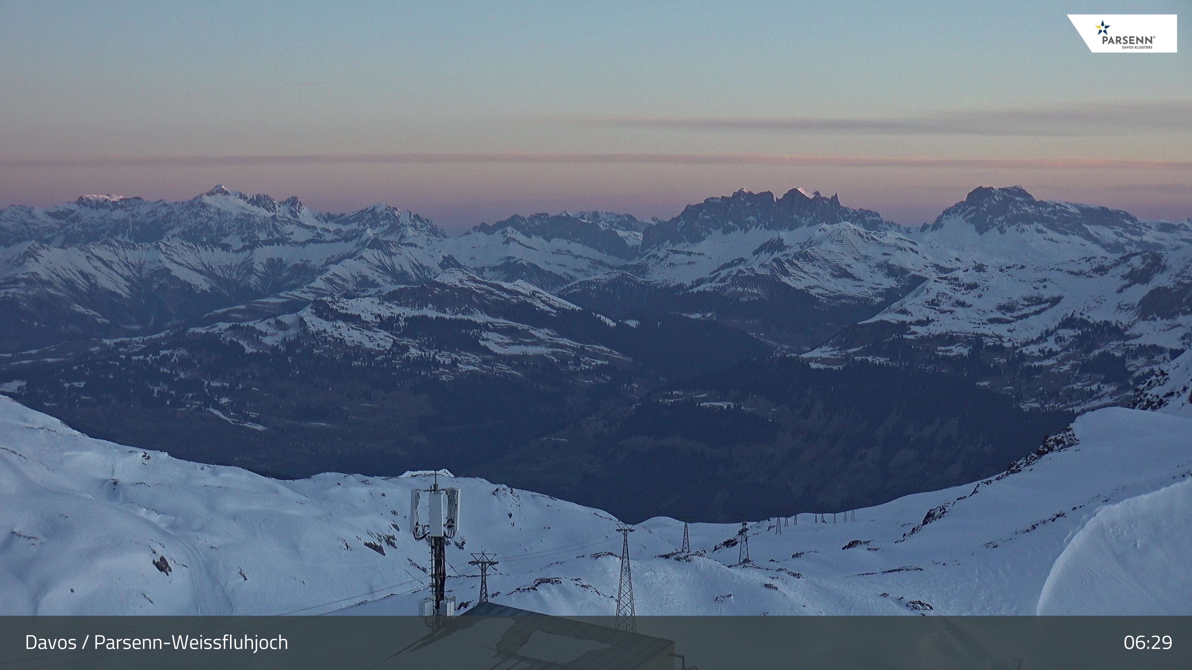 Archiv Foto Webcam Weissfluhjoch - Schifer