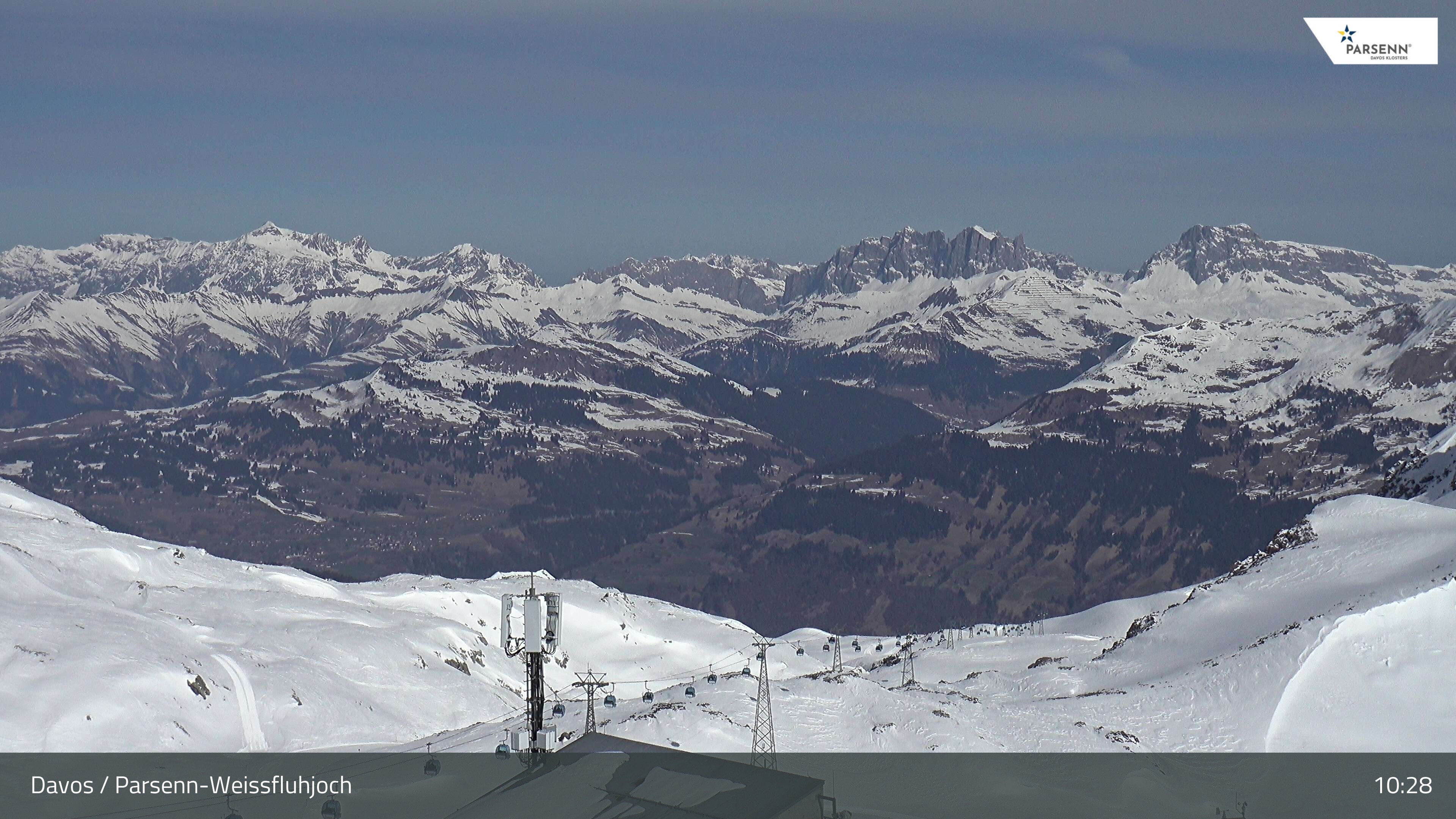 Archiv Foto Webcam Weissfluhjoch - Schifer