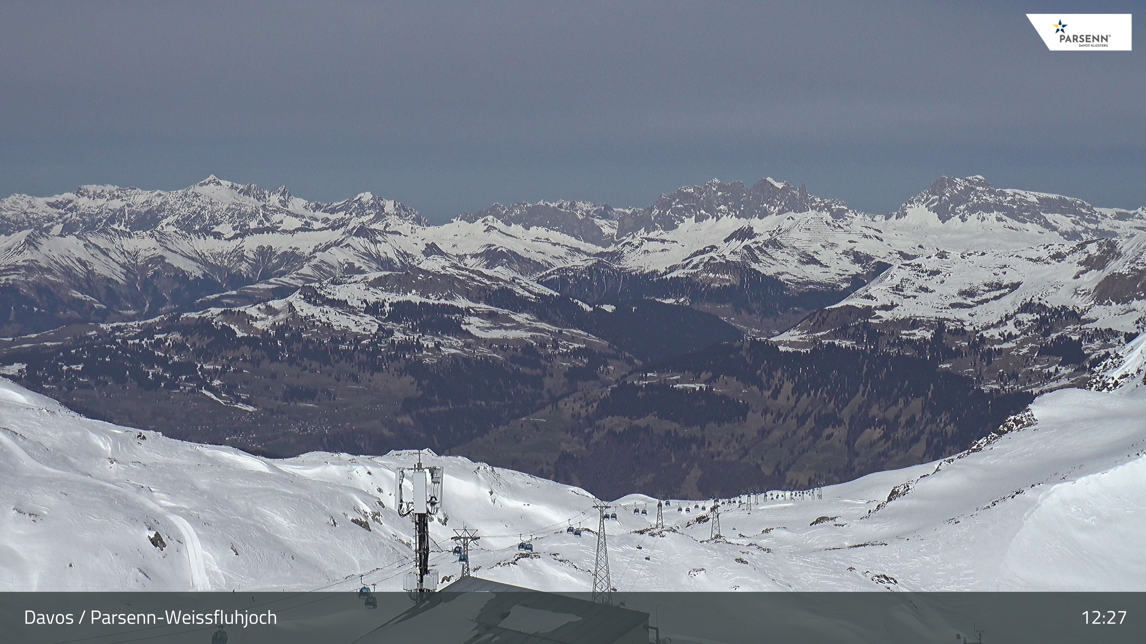 Archiv Foto Webcam Weissfluhjoch - Schifer