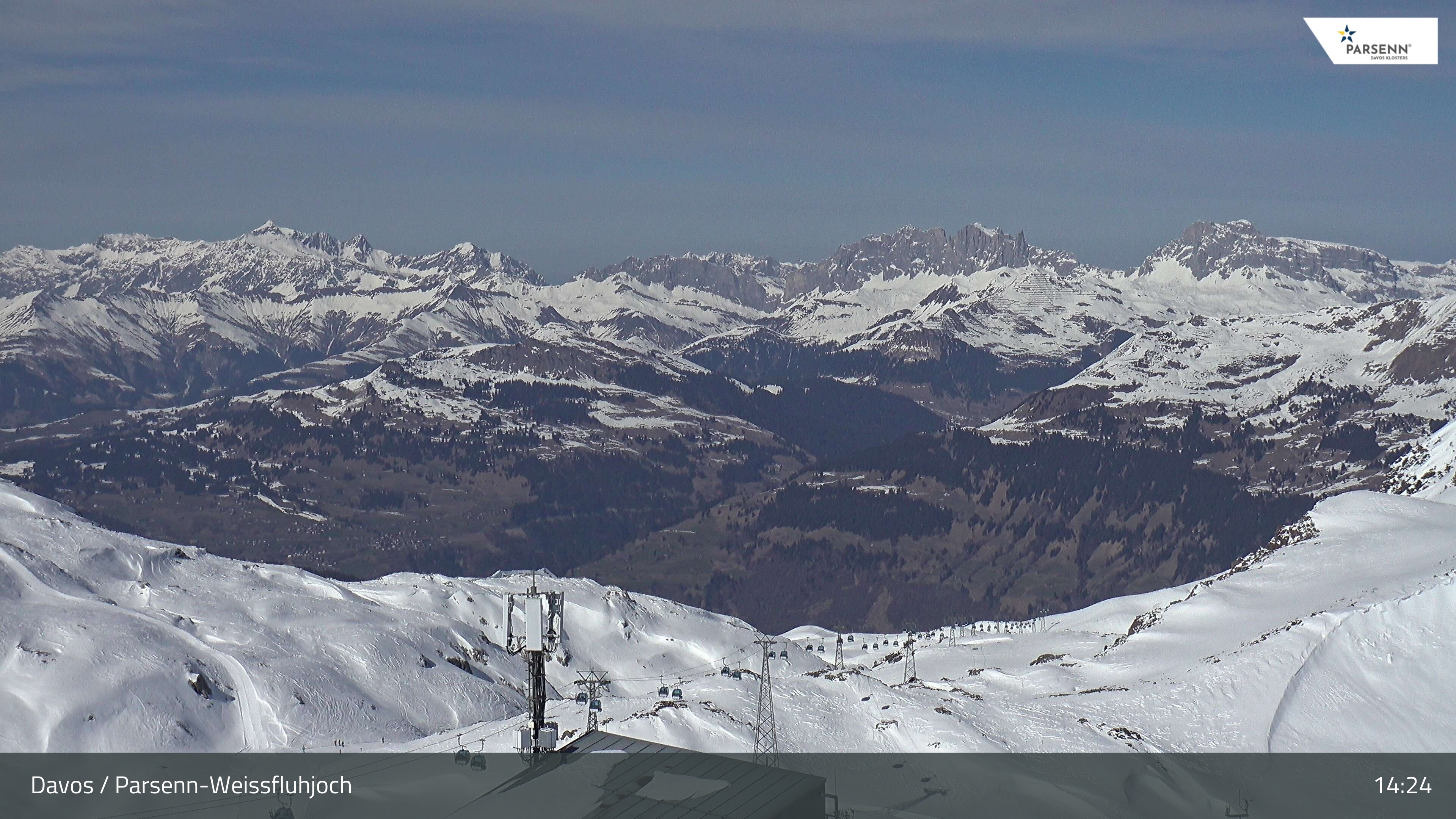Archiv Foto Webcam Weissfluhjoch - Schifer