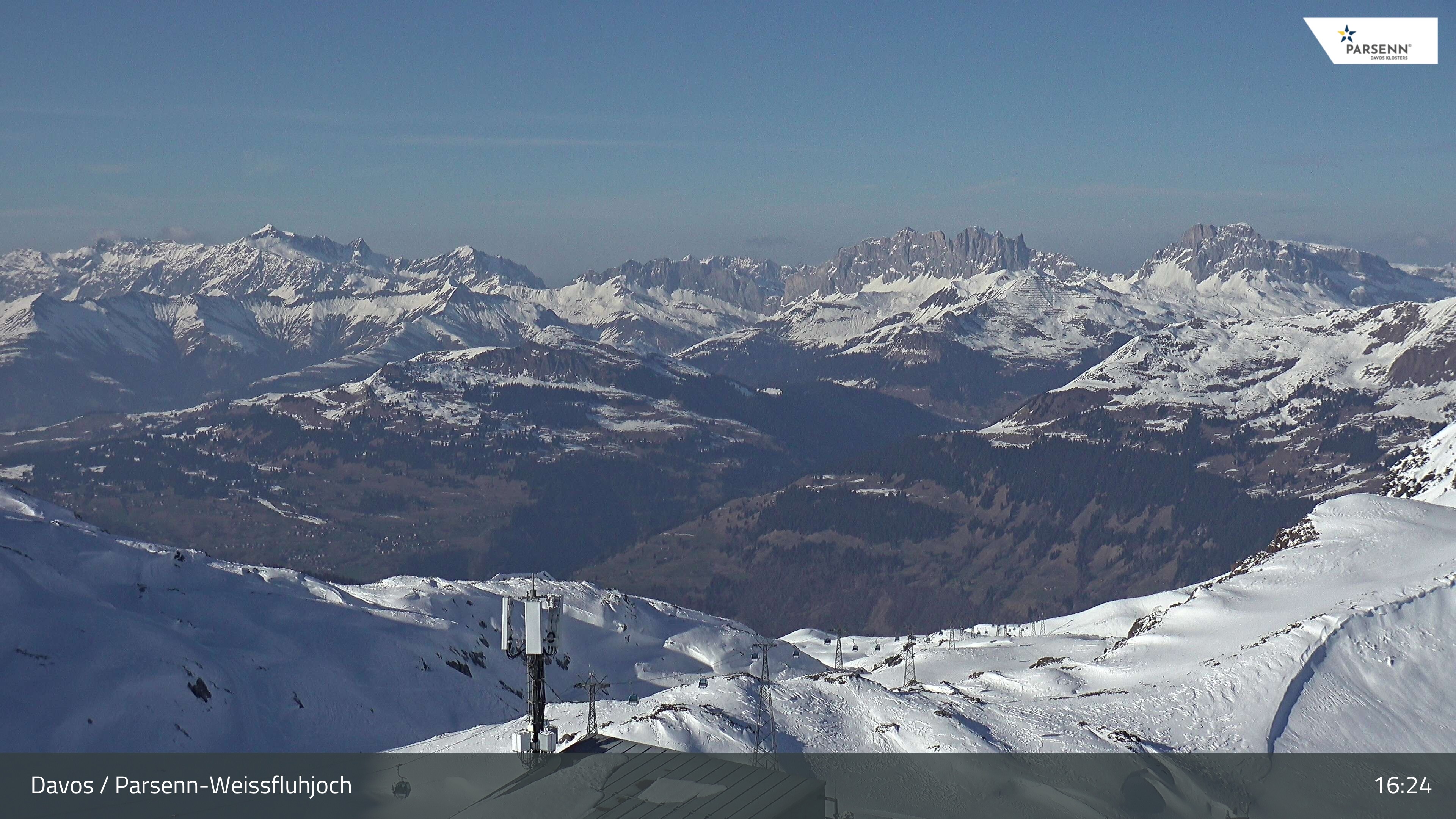 Archiv Foto Webcam Weissfluhjoch - Schifer