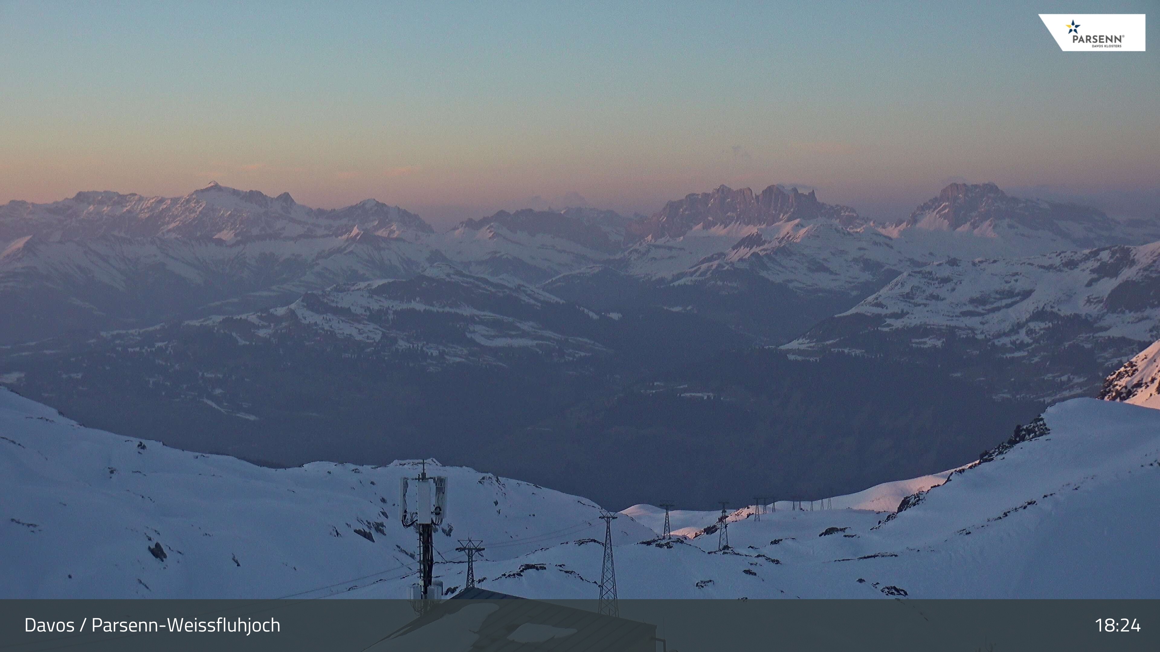 Archiv Foto Webcam Weissfluhjoch - Schifer