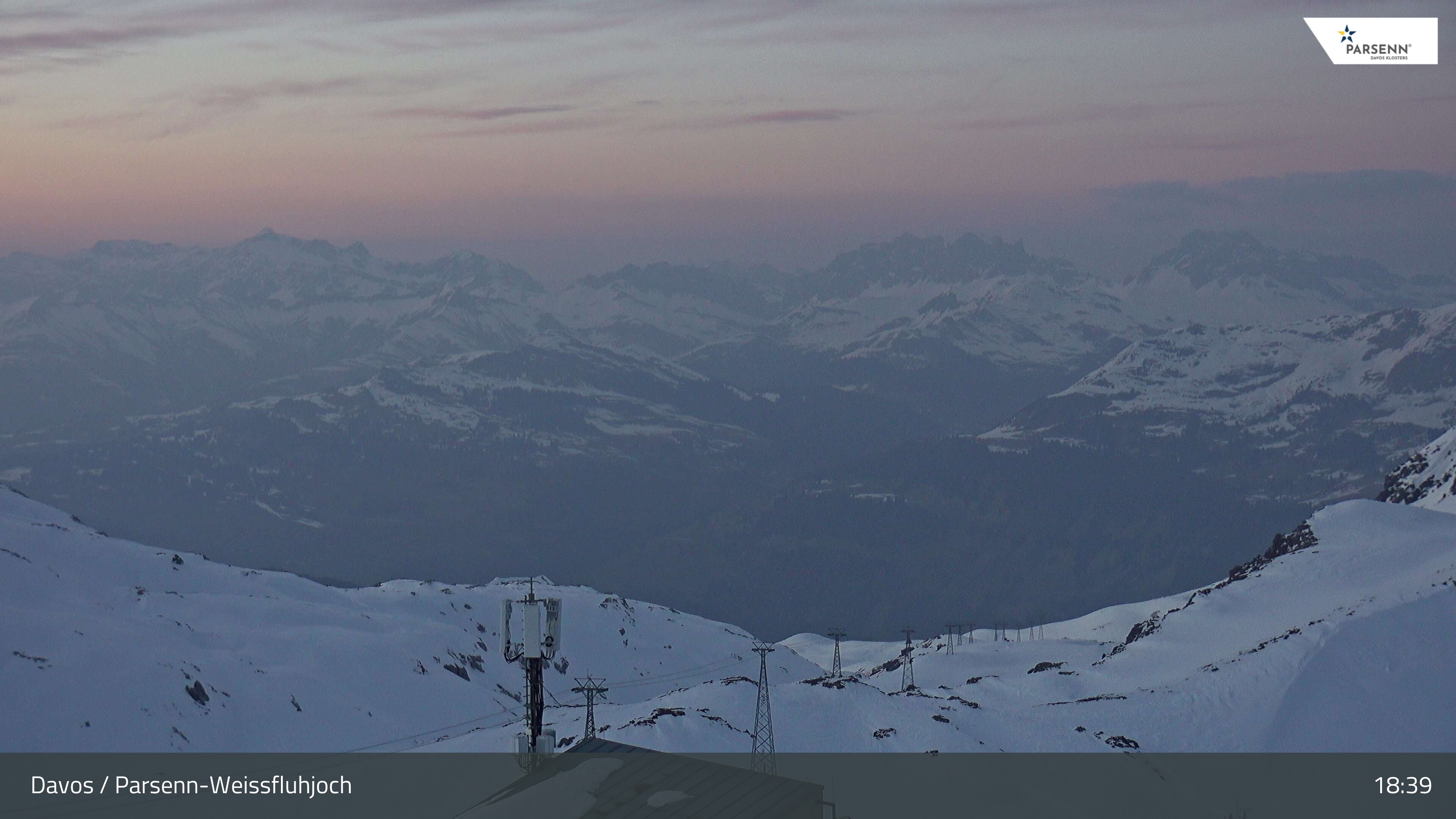 Archiv Foto Webcam Weissfluhjoch - Schifer