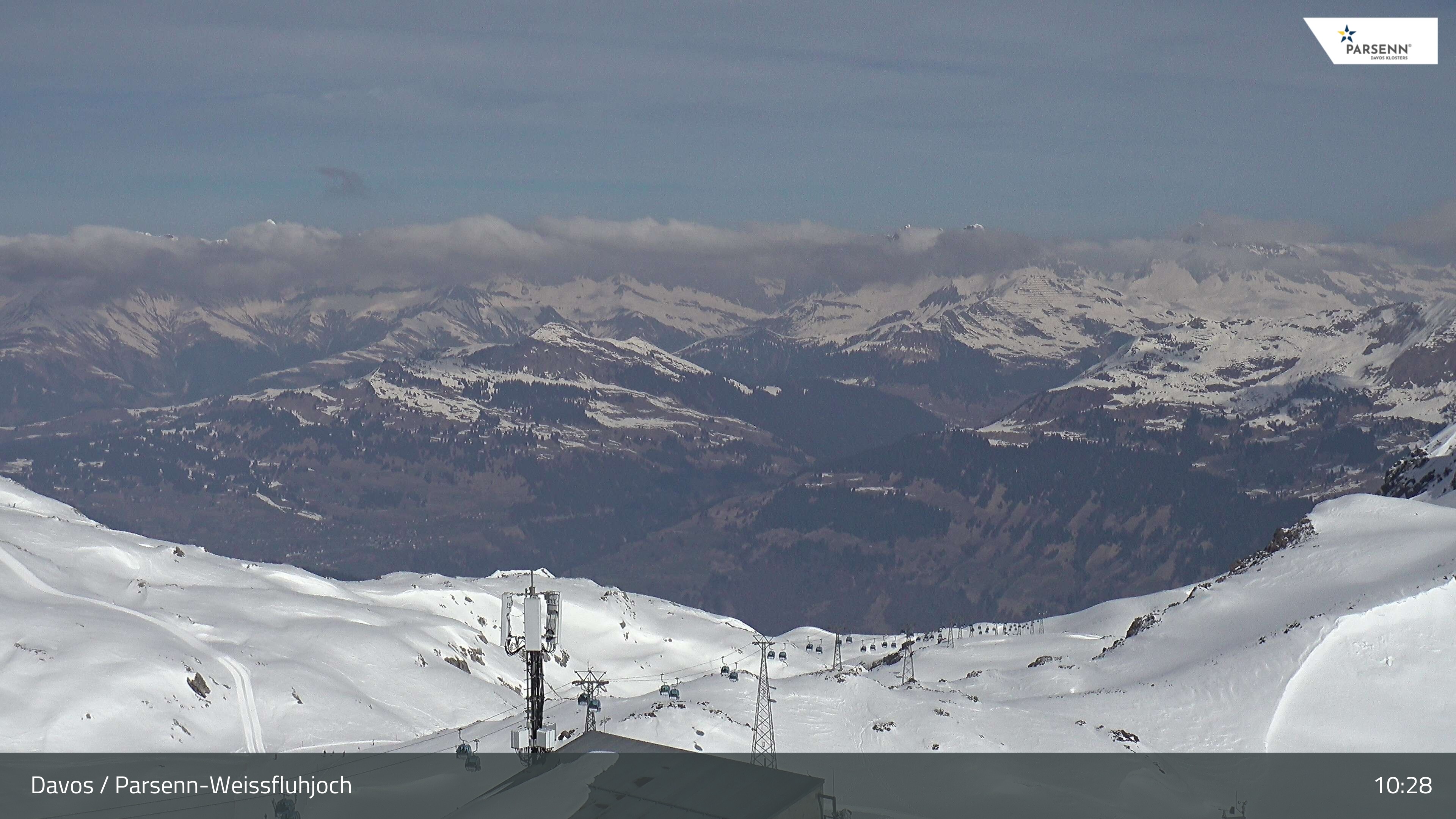 Archiv Foto Webcam Weissfluhjoch - Schifer