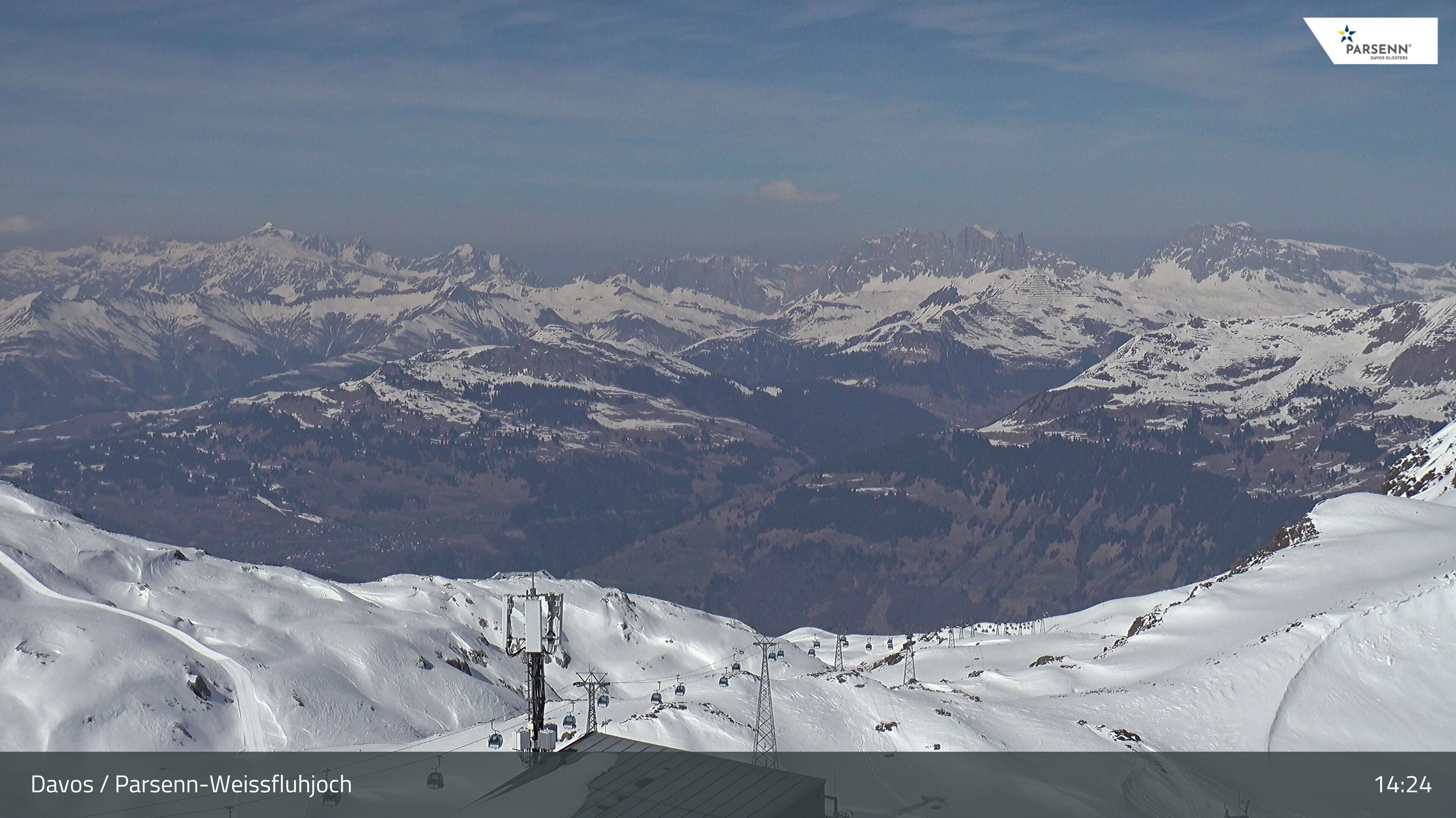 Archiv Foto Webcam Weissfluhjoch - Schifer