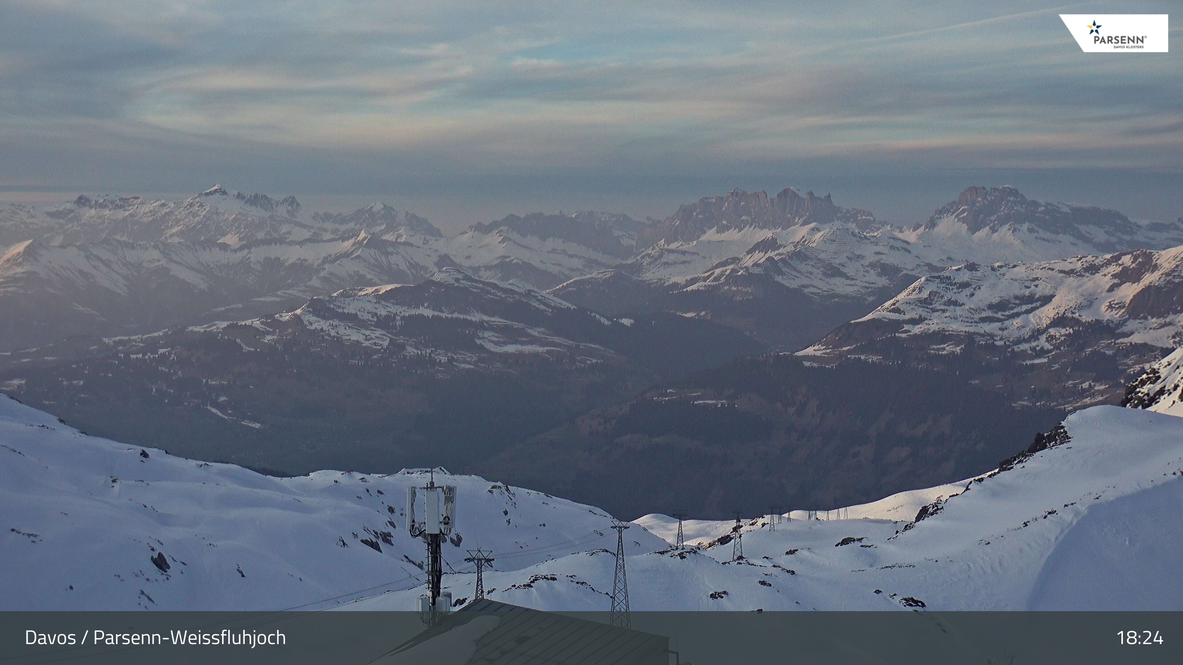 Archiv Foto Webcam Weissfluhjoch - Schifer