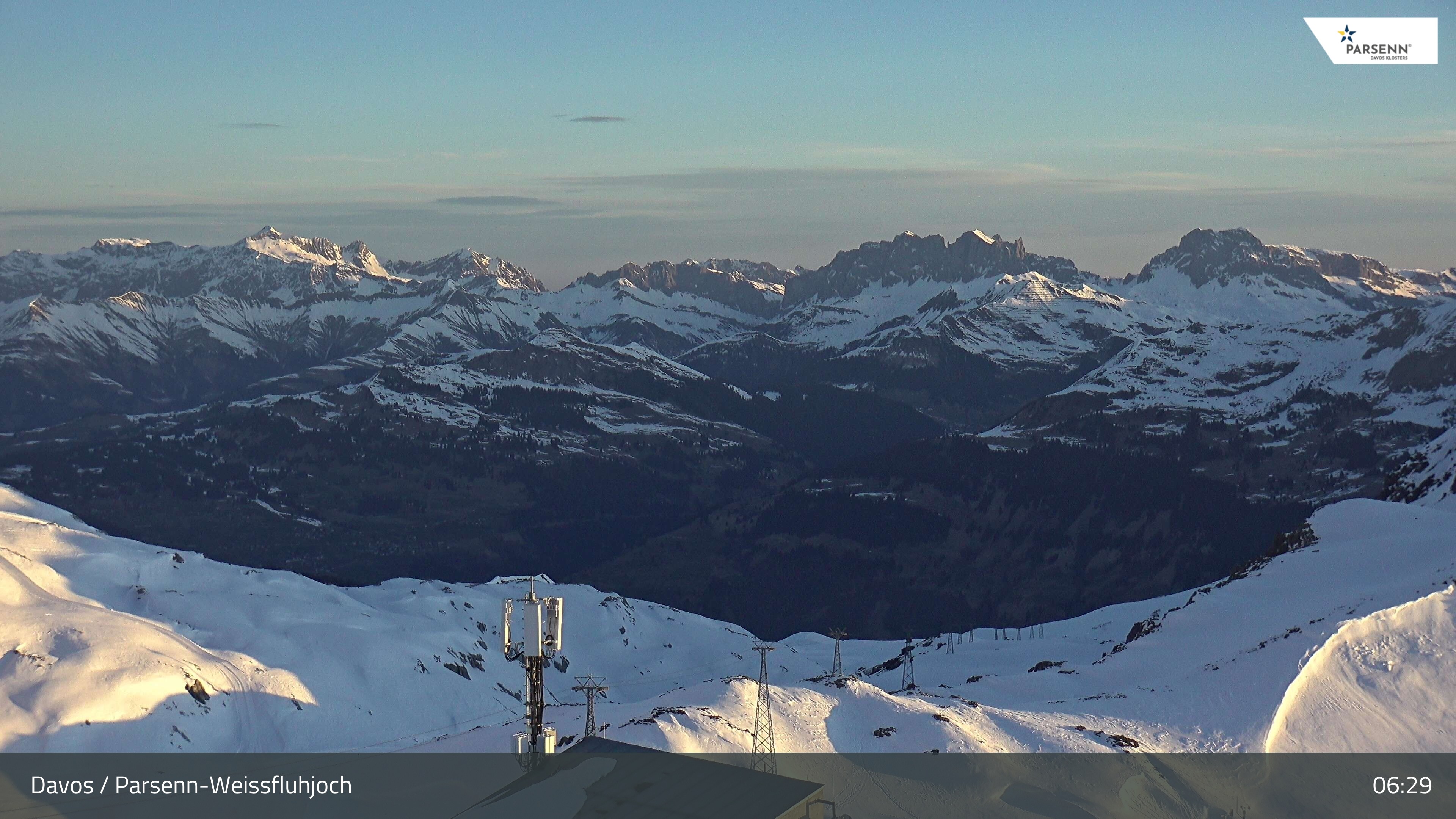 Archiv Foto Webcam Weissfluhjoch - Schifer