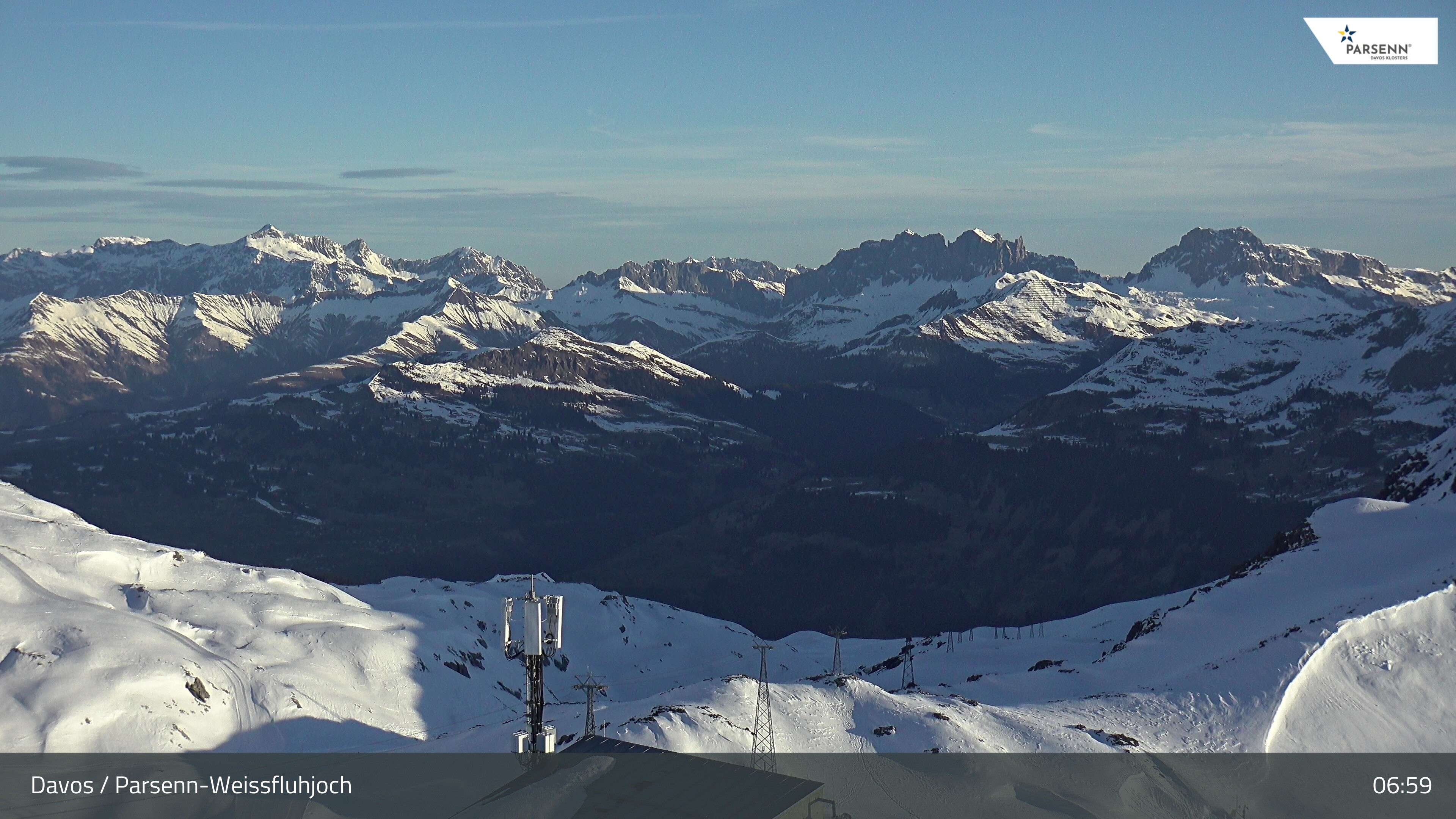Archiv Foto Webcam Weissfluhjoch - Schifer