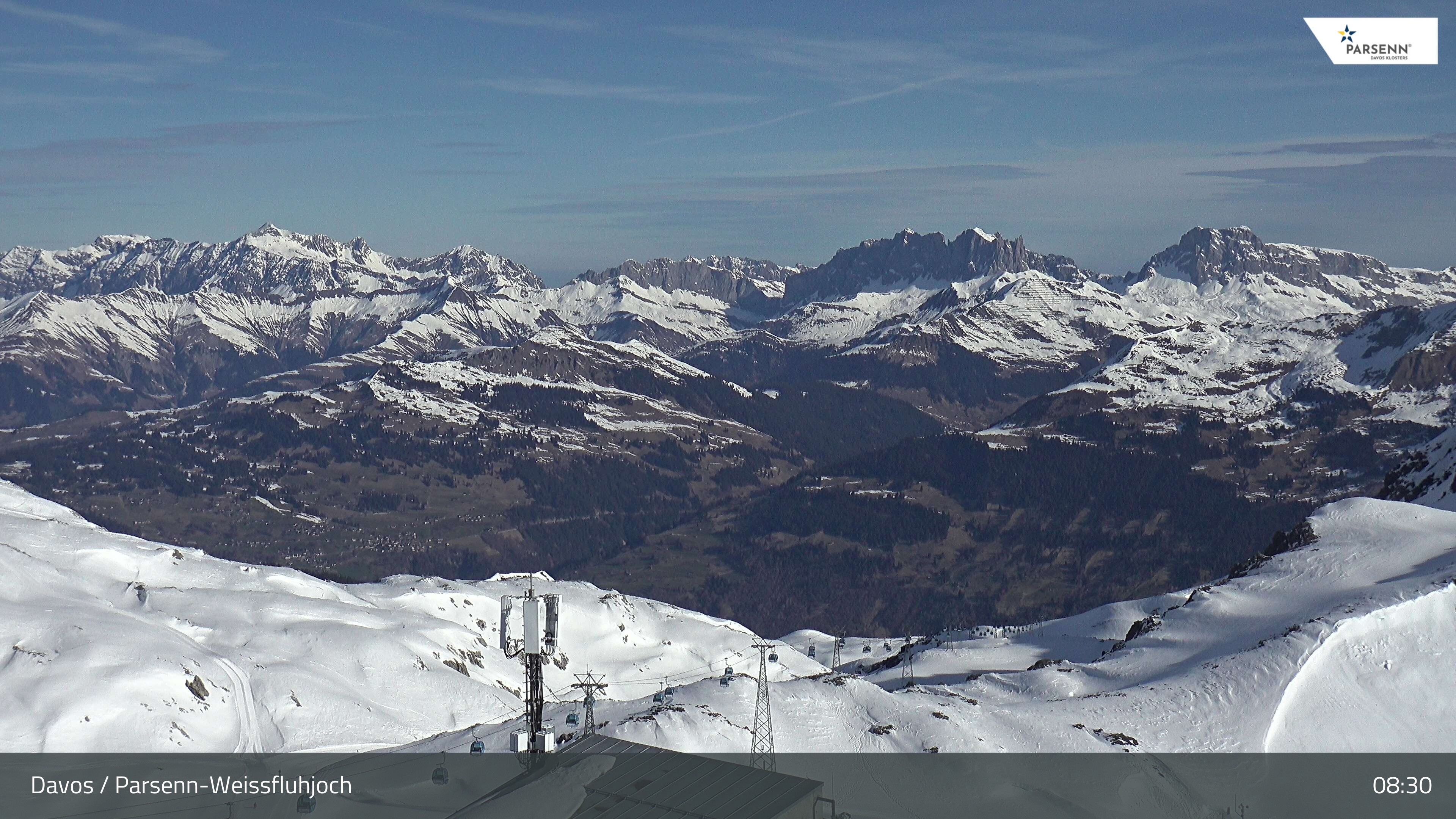 Archiv Foto Webcam Weissfluhjoch - Schifer