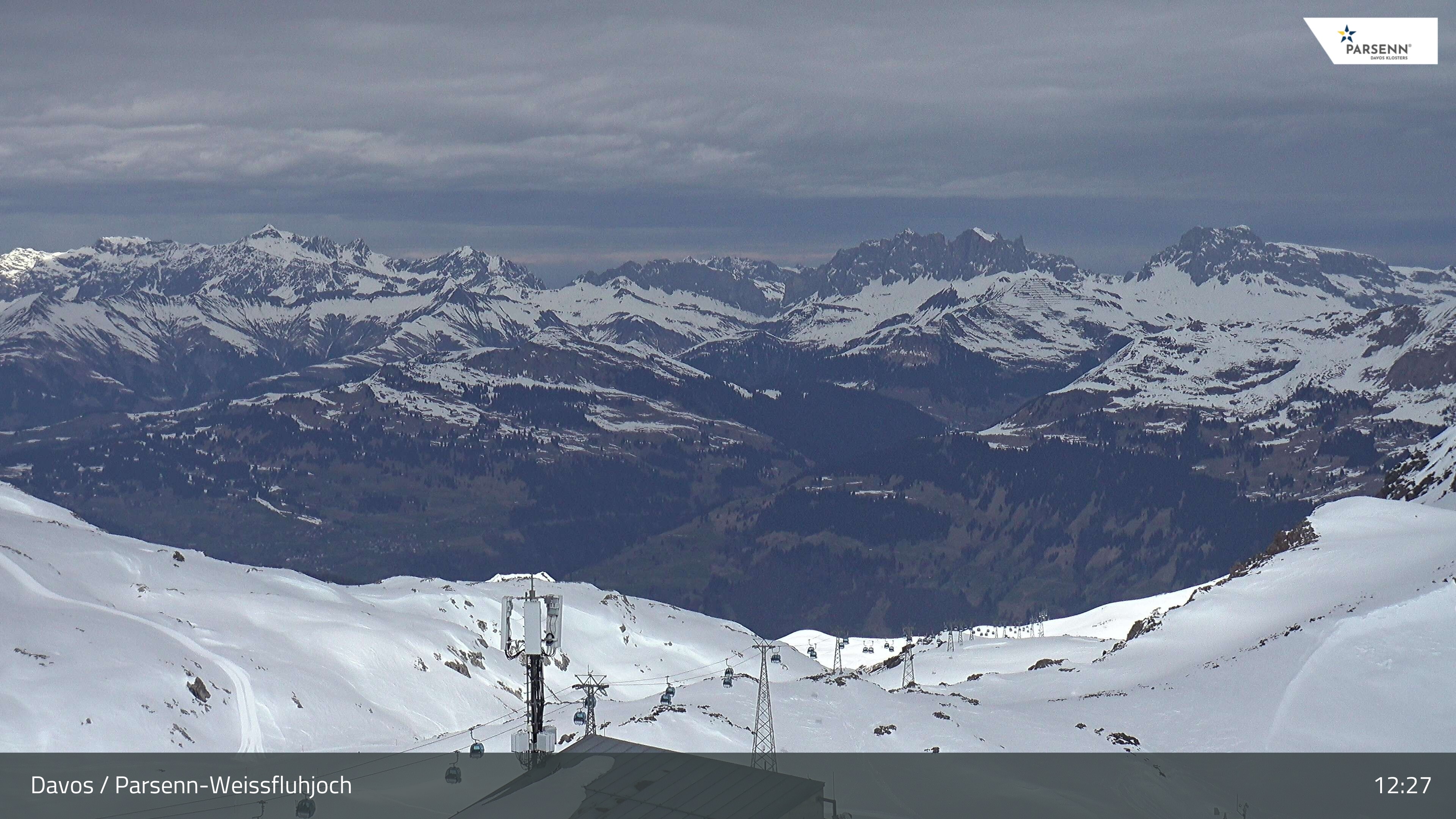 Archiv Foto Webcam Weissfluhjoch - Schifer