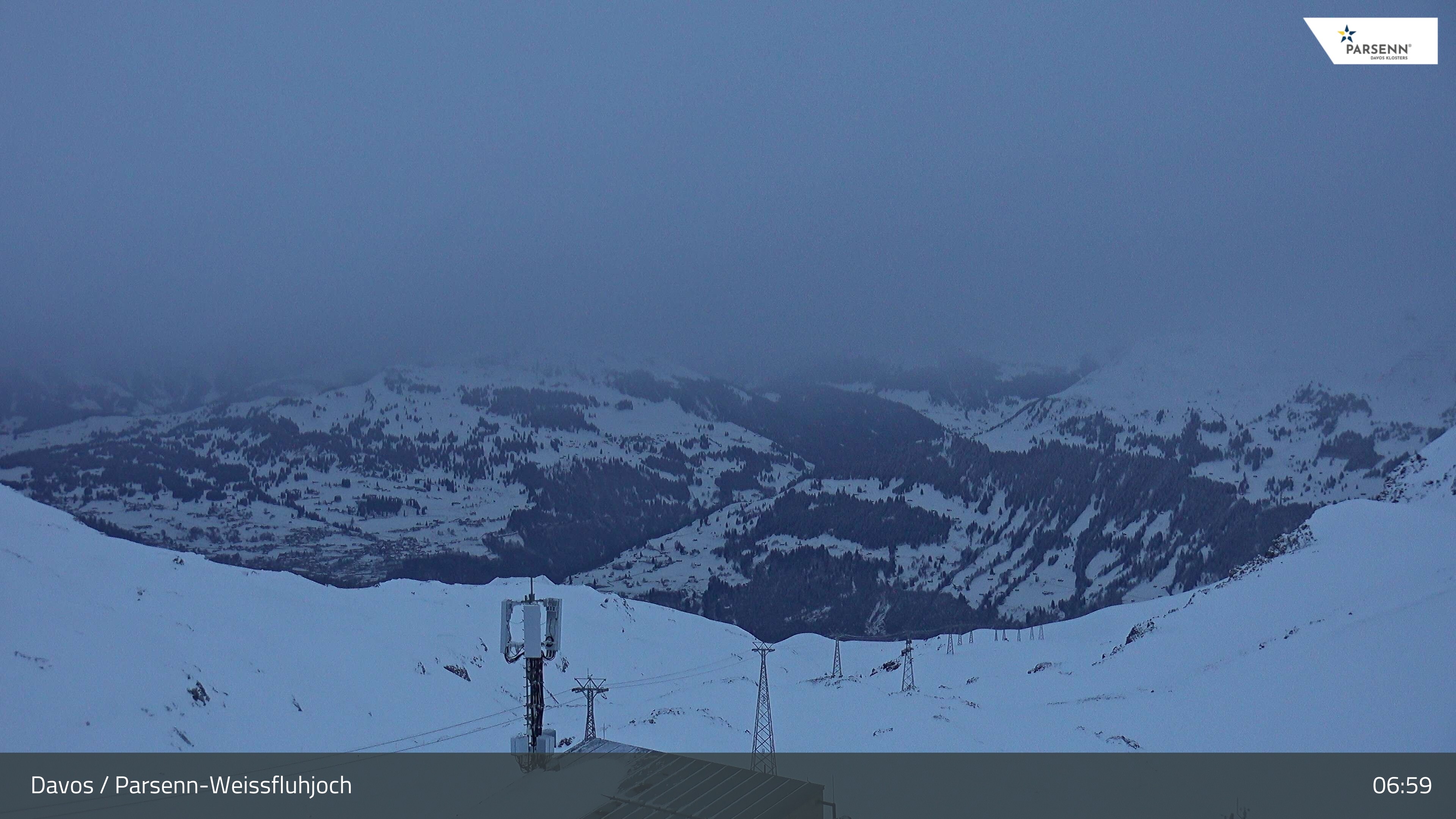 Archiv Foto Webcam Weissfluhjoch - Schifer