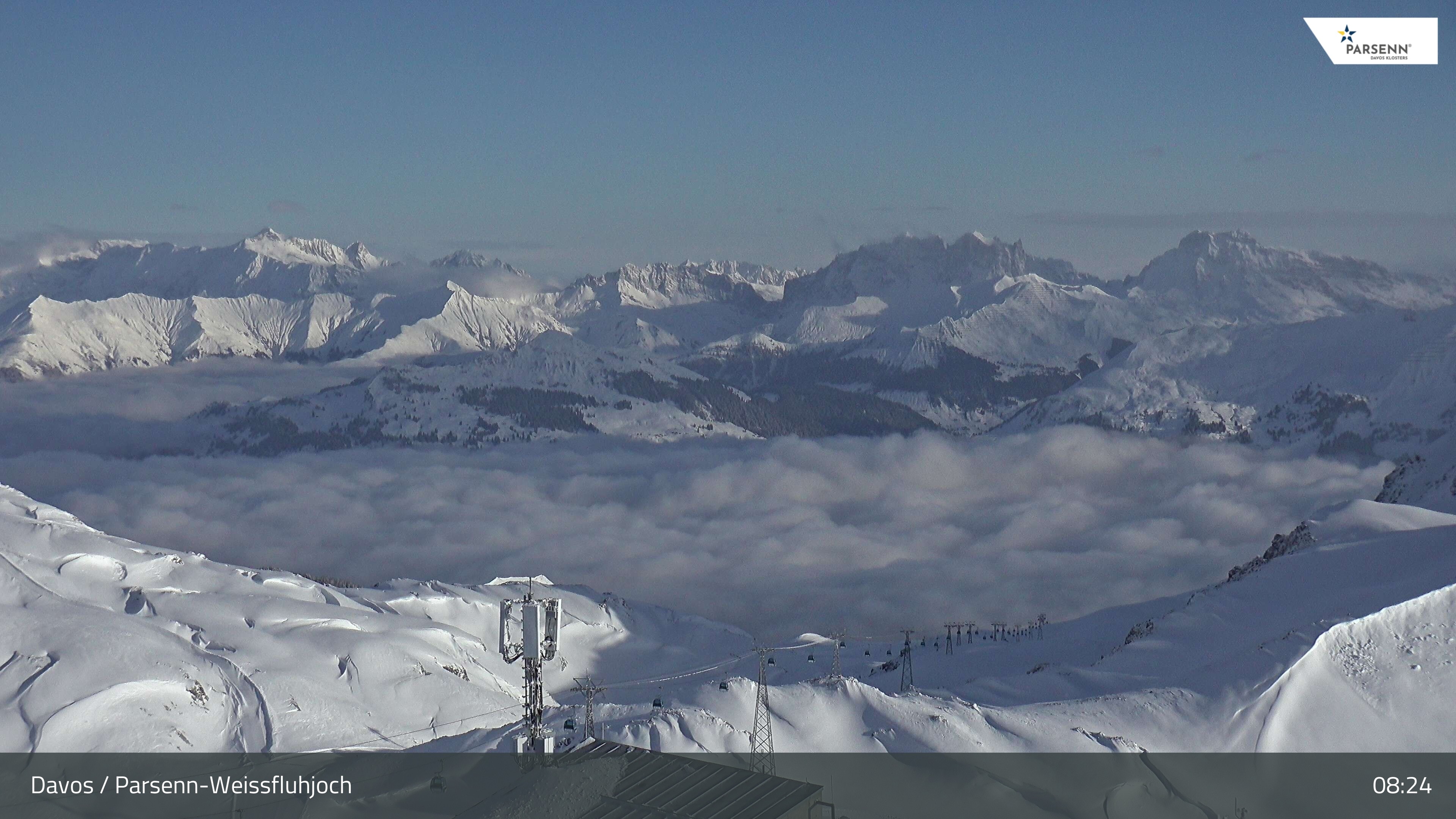 Archiv Foto Webcam Weissfluhjoch - Schifer