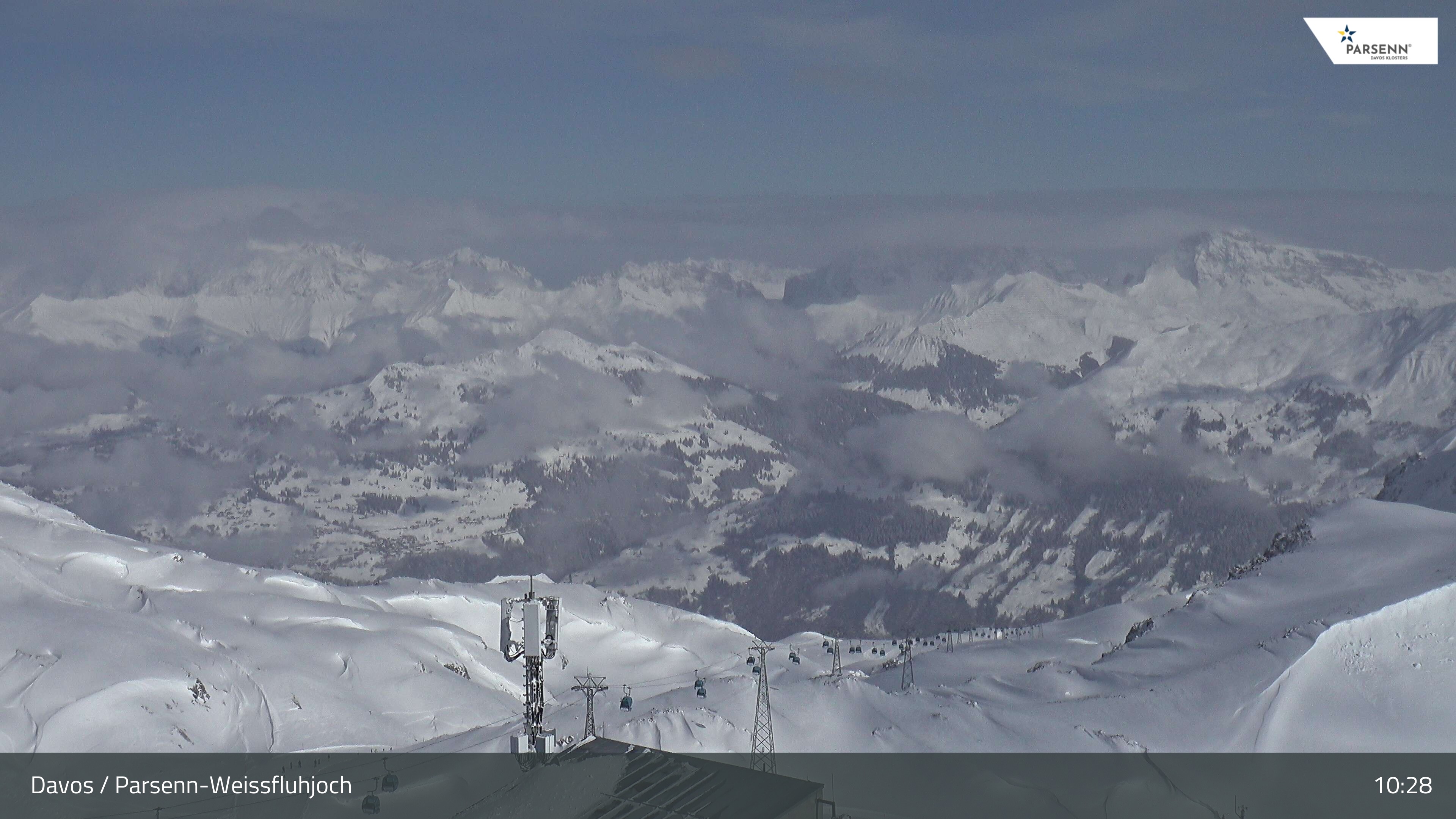 Archiv Foto Webcam Weissfluhjoch - Schifer
